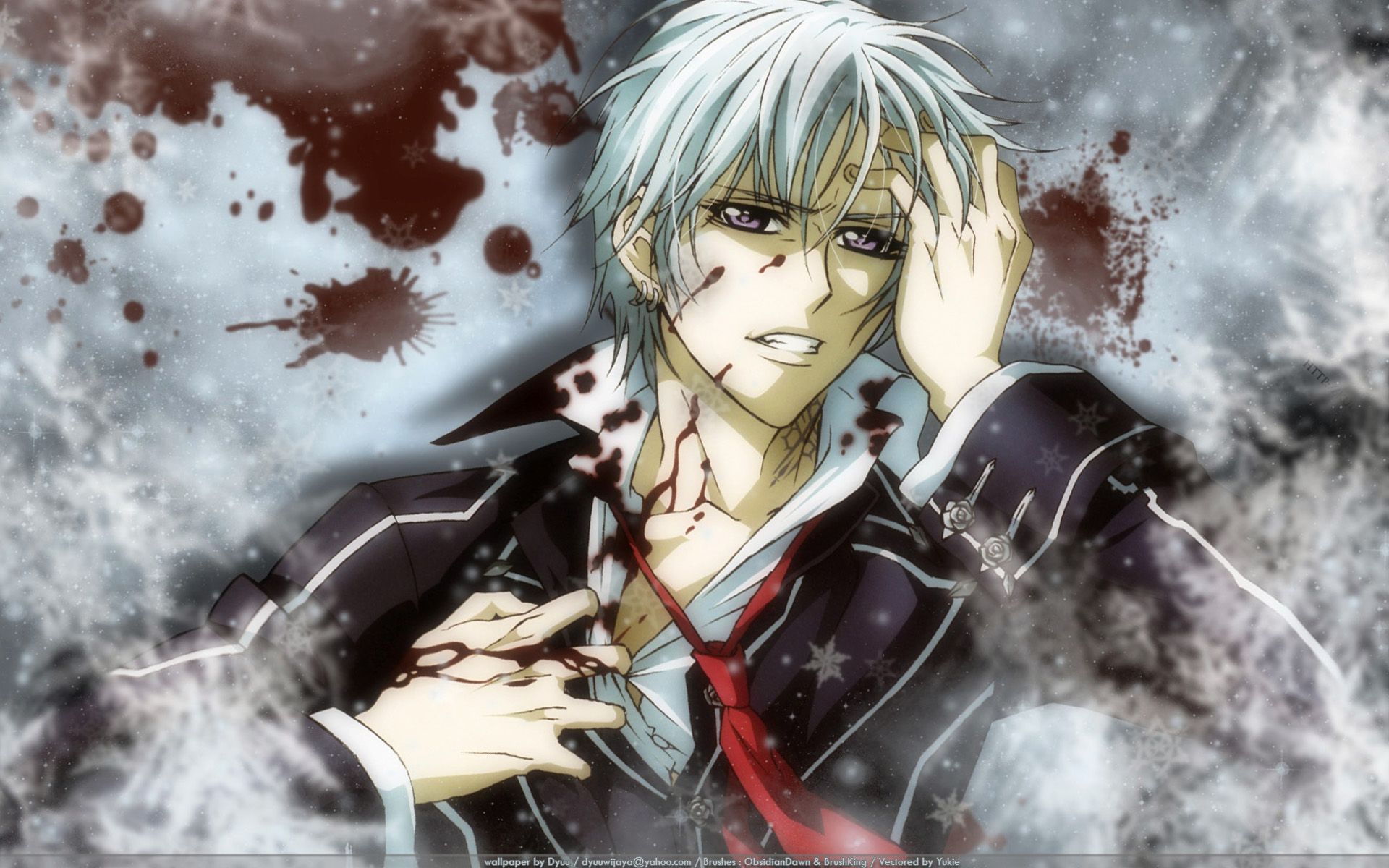 Vampire Knight Wallpaper: It's hurt. and cold
