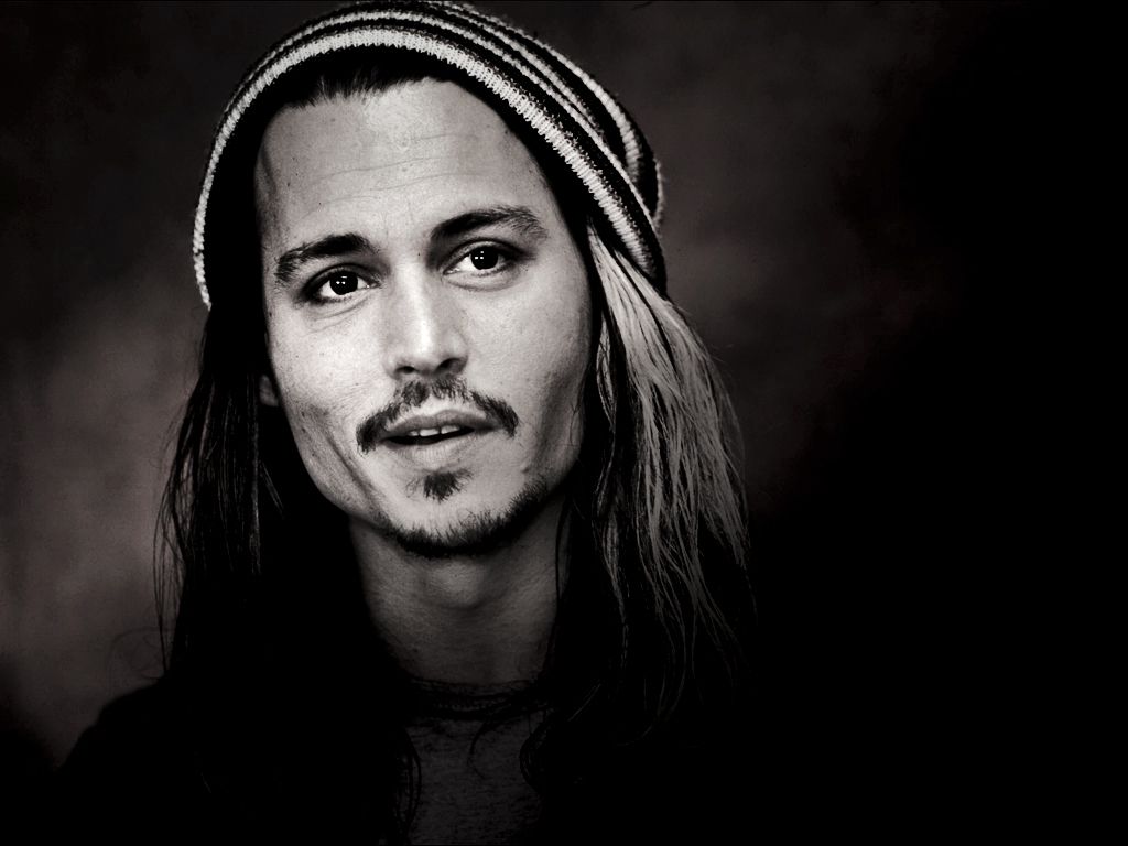 Johnny Wallpaper And White Johnny Depp Portrait