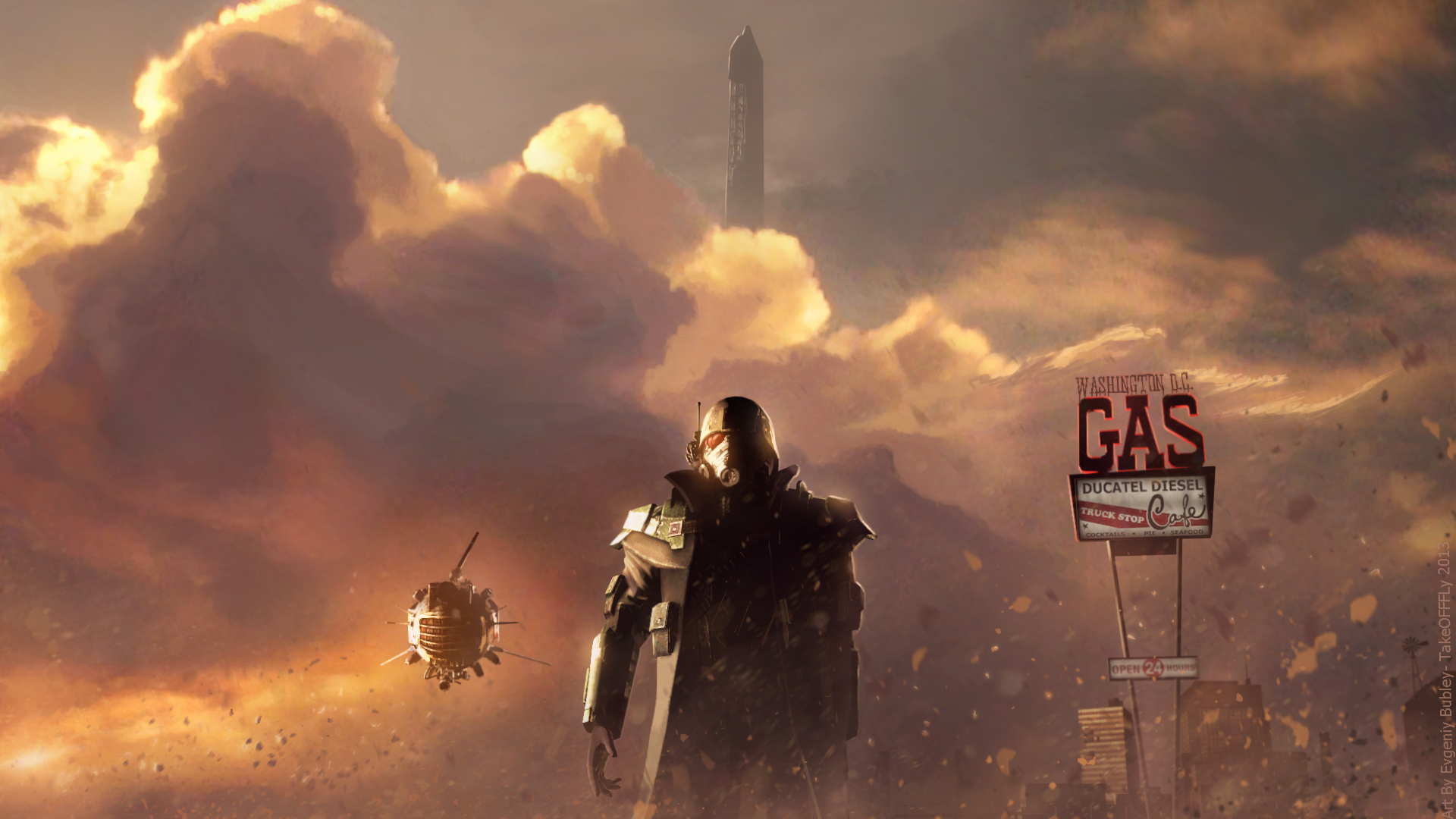 The Courier arrives in Washington 1920 × 1080: wallpaper