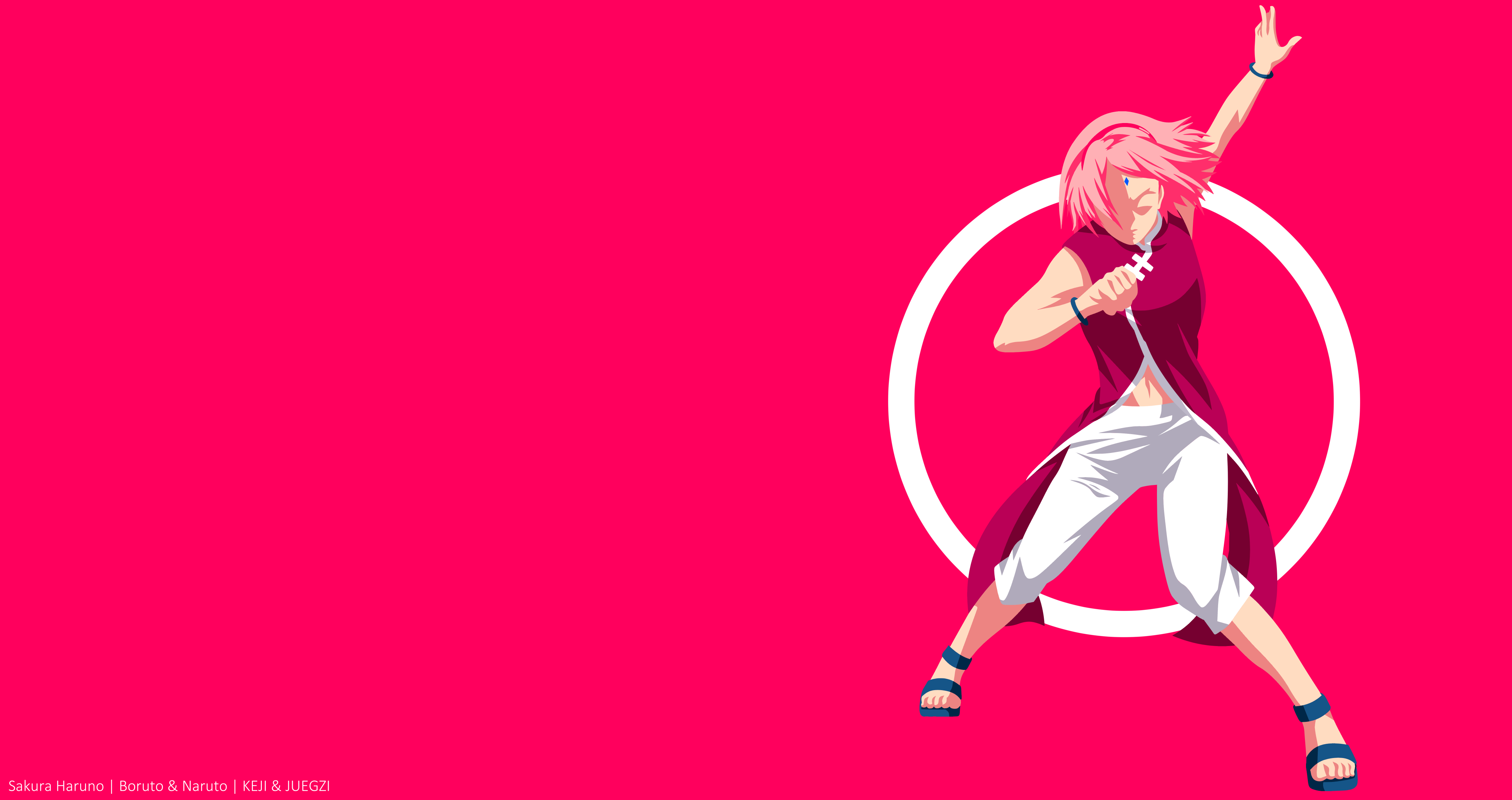 Anime, Boruto: Naruto Next Generations, Pink Hair, Sakura Haruno, Short Hair, Boruto (Anime), Minimalist, Girl wallpaper. Mocah HD Wallpaper