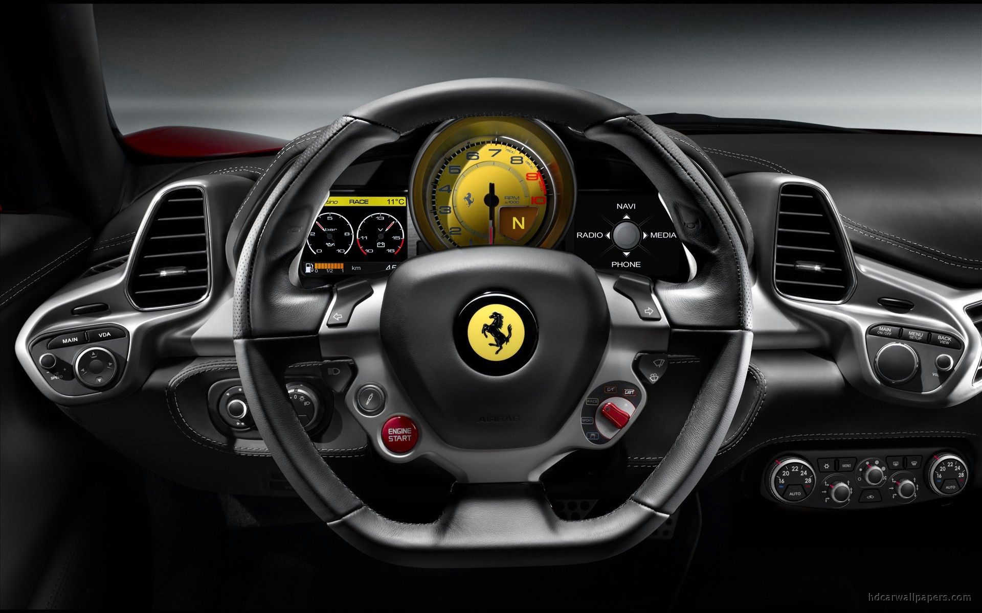 Ferrari 458 Italia Interior Wallpaper. HD Car Wallpaper