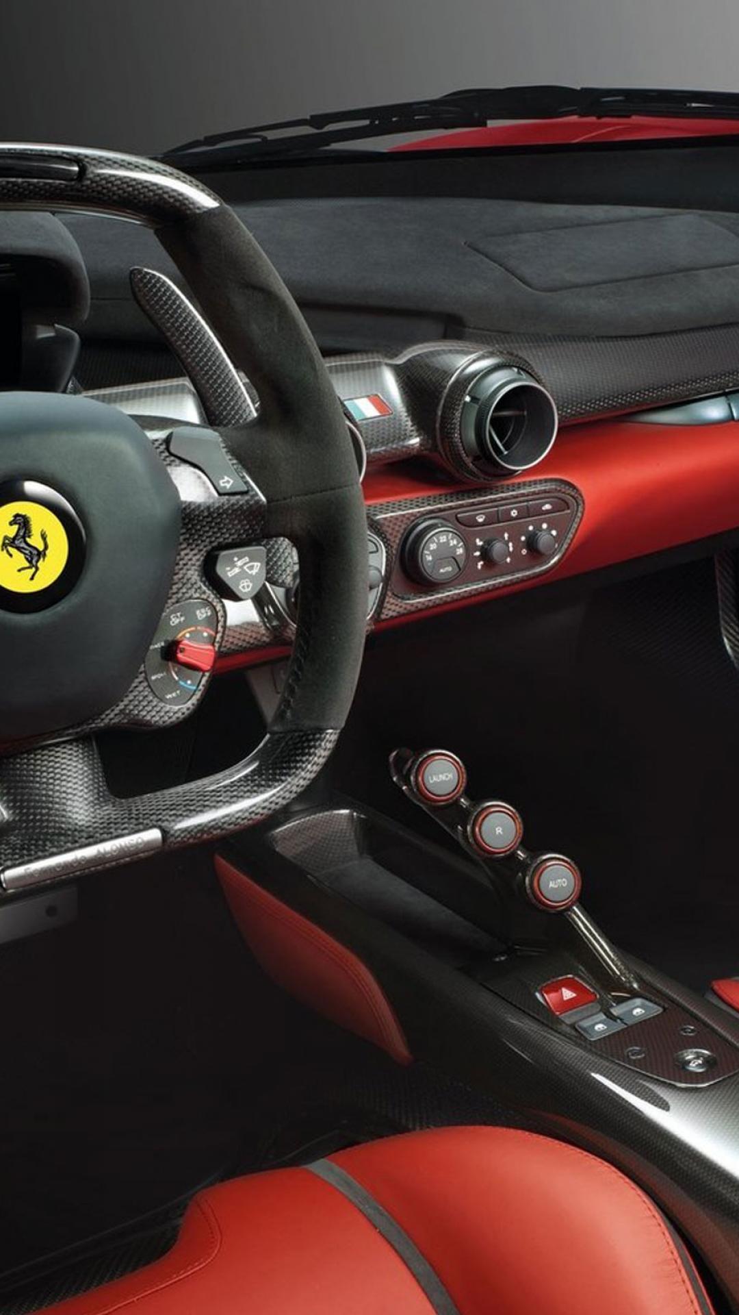 Ferrari La Ferrari Interior HD Wallpaper
