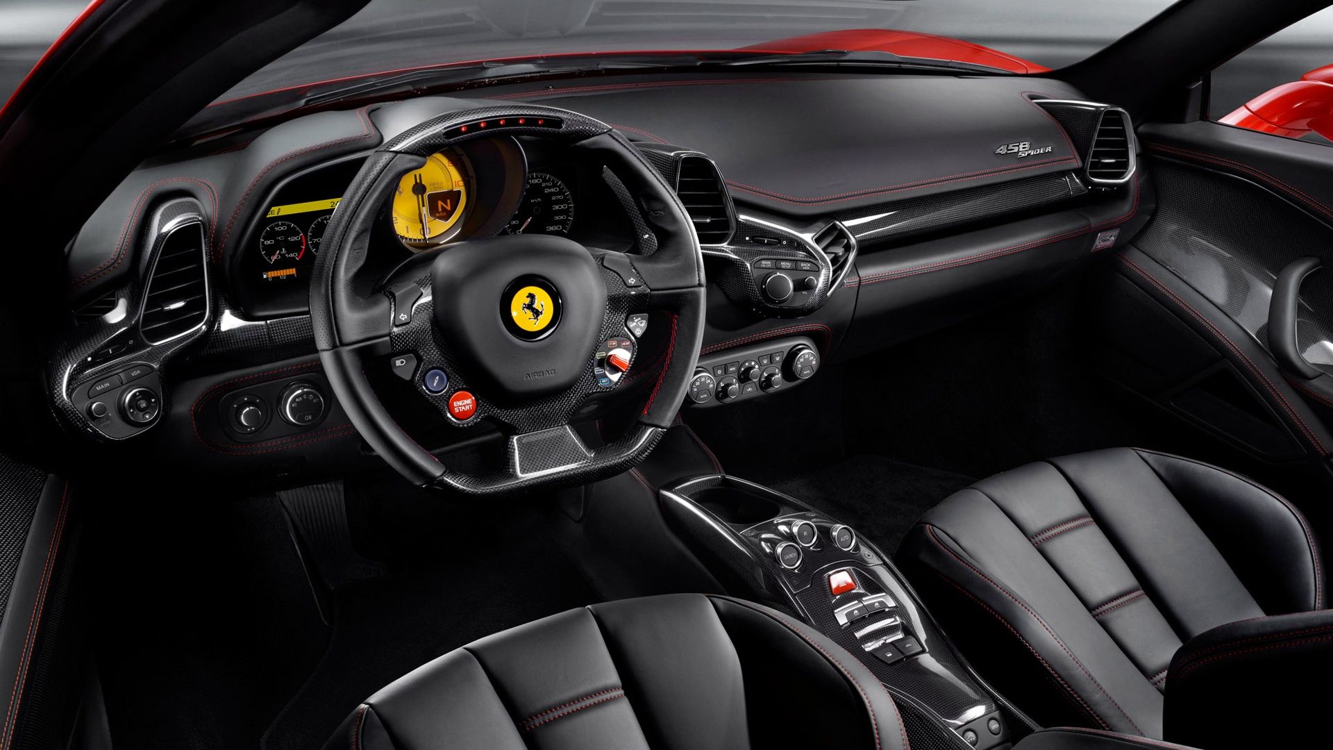 Stunning Ferrari Interior Wallpaper 45801 1920x1080px