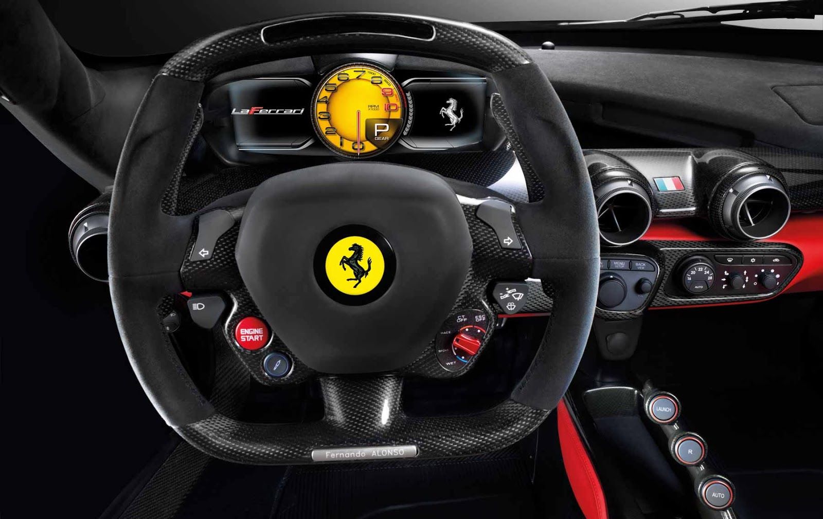 HD Wallpaper with cars car: Ferrari LaFerrari interior