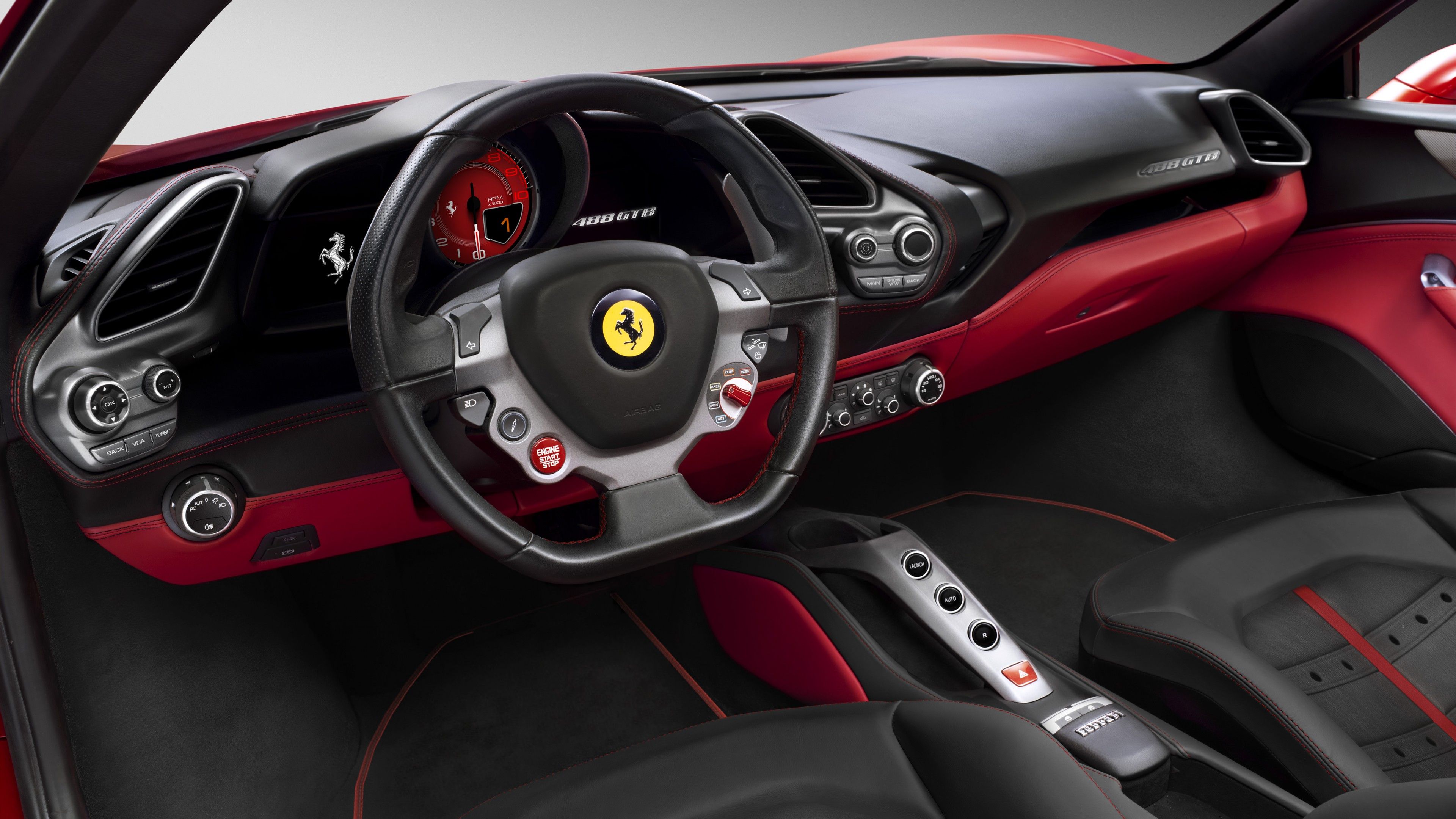 Wallpaper Ferrari 488 GTB, coupe, supercar, sport car, review, buy, rent, interior, Cars & Bikes