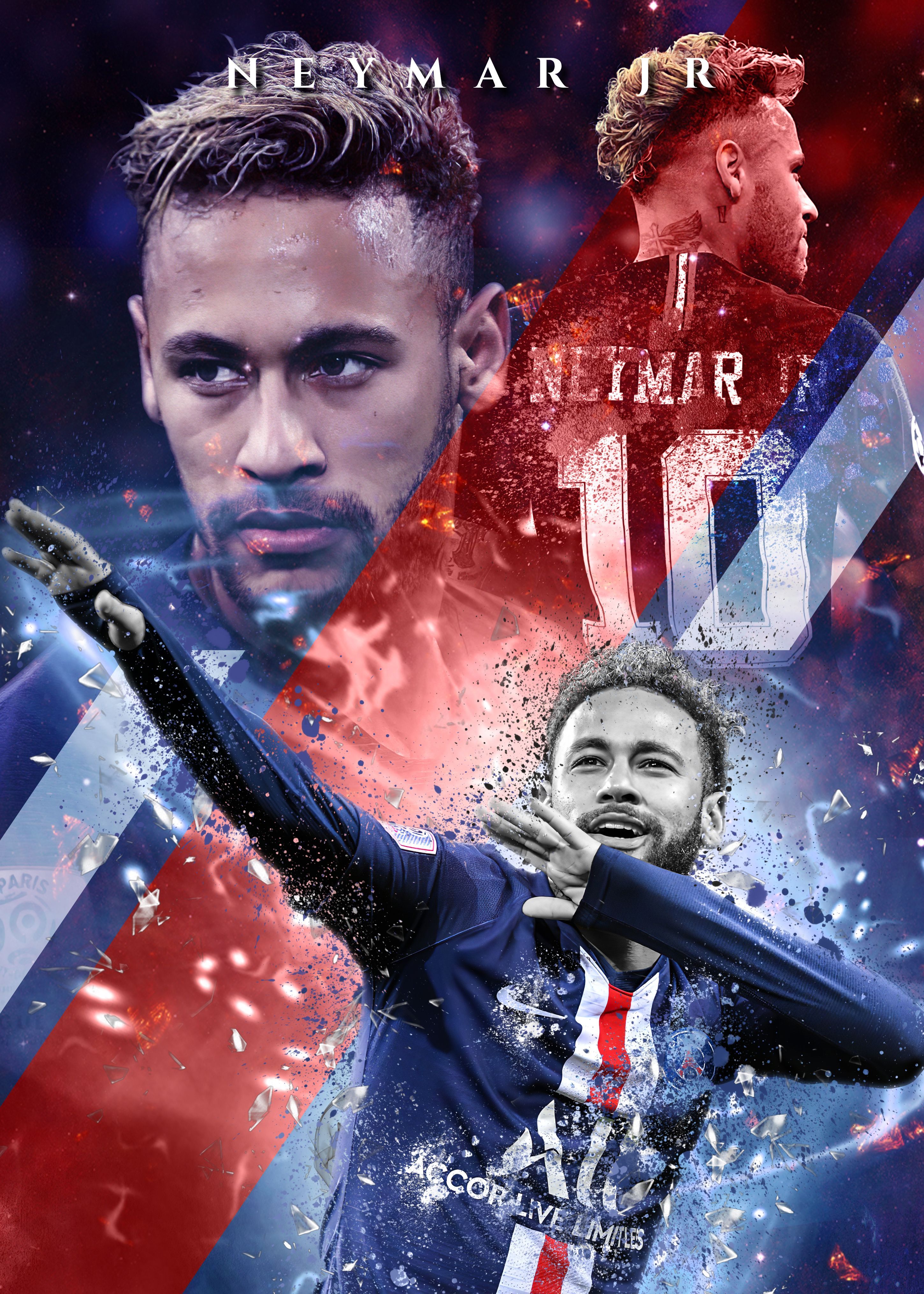 $40 Neymar Jr Metal Poster. Neymar jr wallpaper, Neymar football, Neymar jr