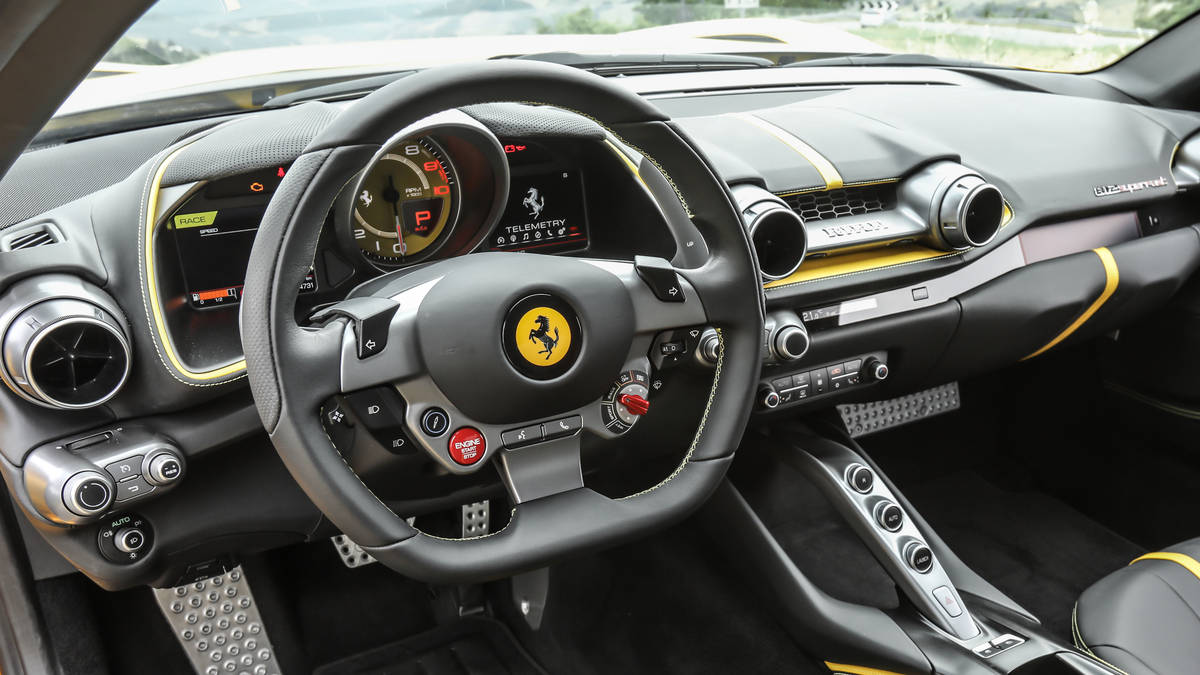 Ferrari 812 Superfast Interior Cockpit Wallpaper (52)