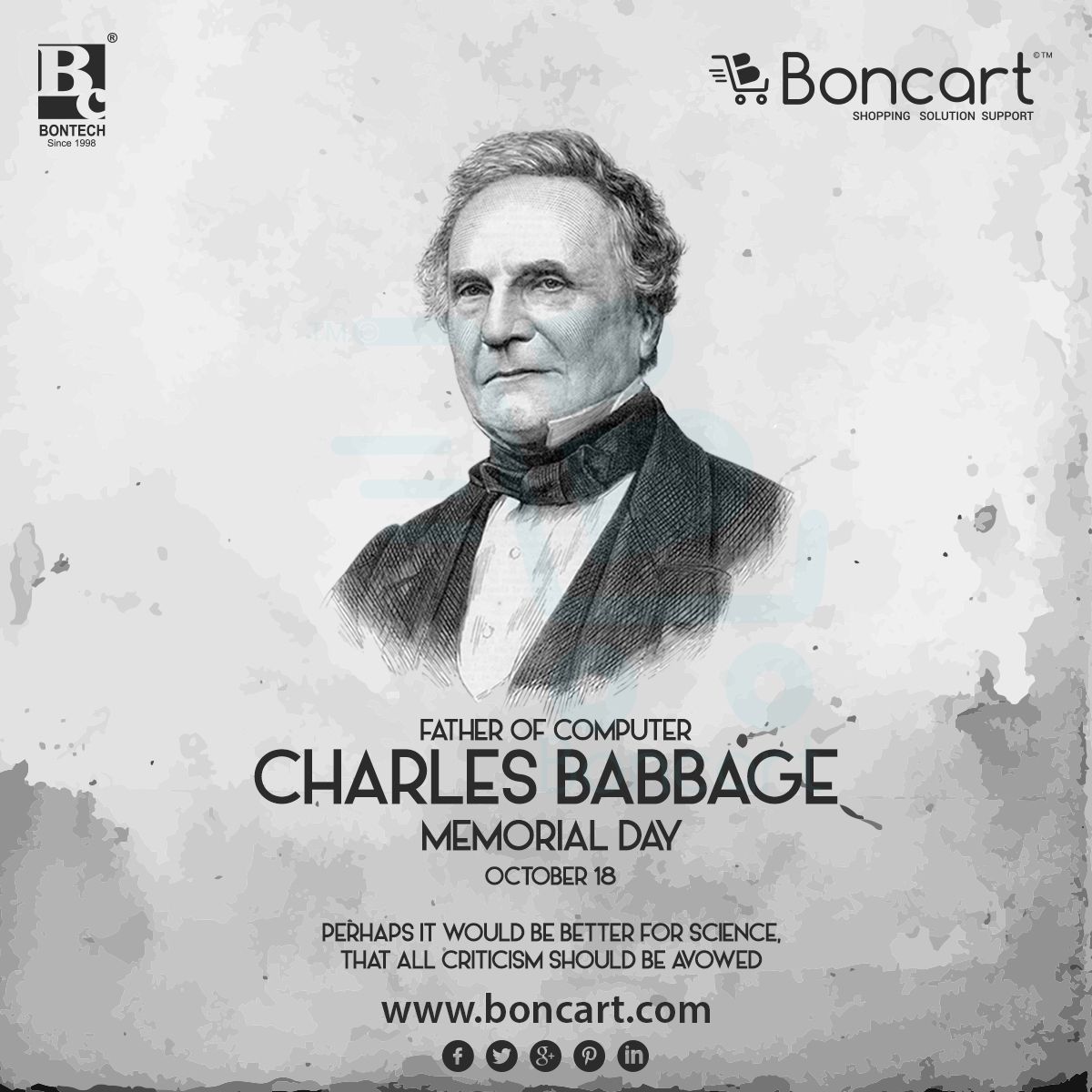 Charles Babbage memorial Day October. Memorial day, Charles babbage, Day