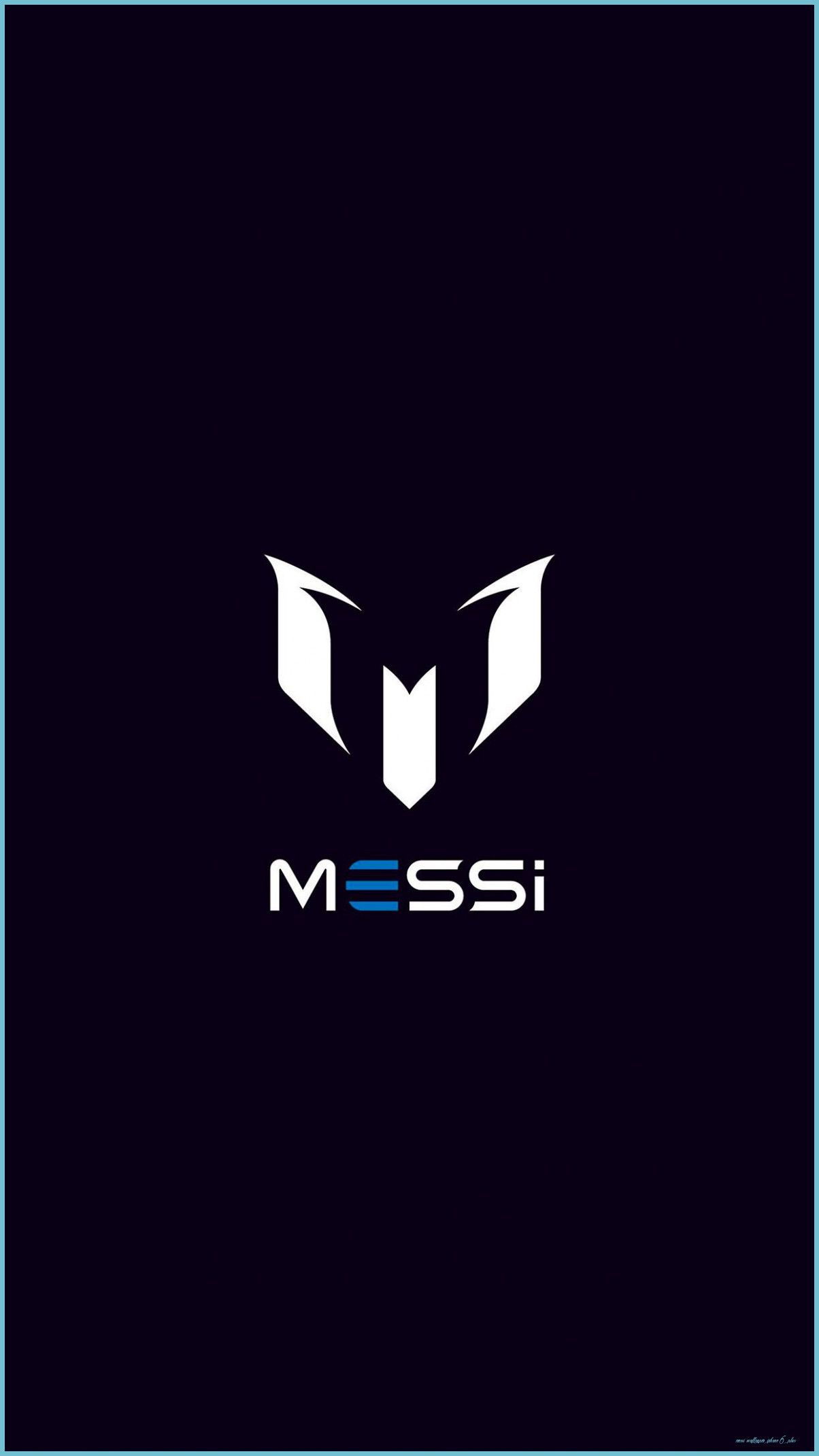 Messi Logo Art Minimal Dark Iphone10 Plus Wallpaper Wallpaper IPhone 6 Plus