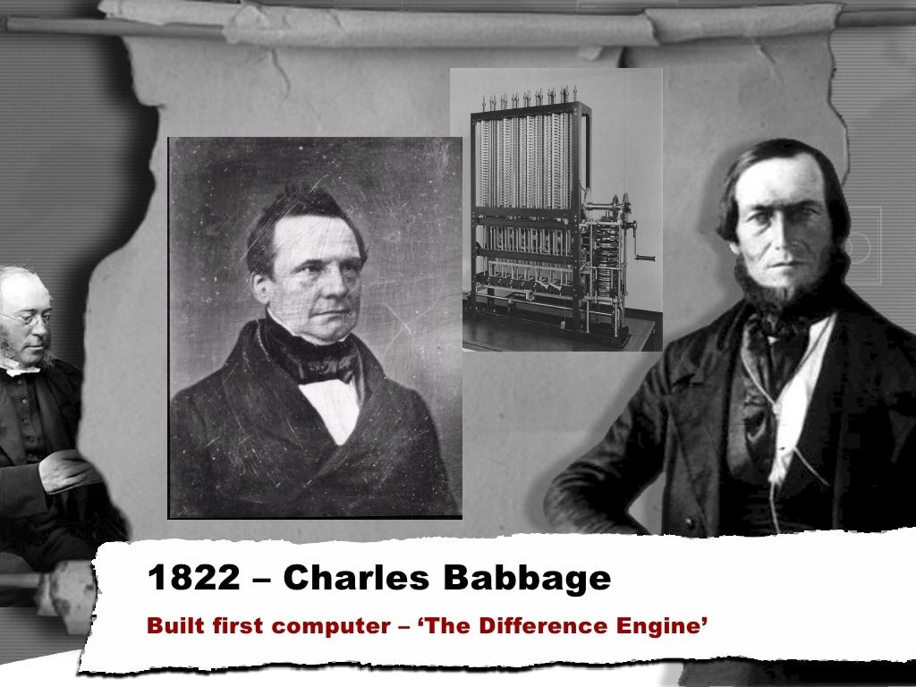 – Charles Babbage Built