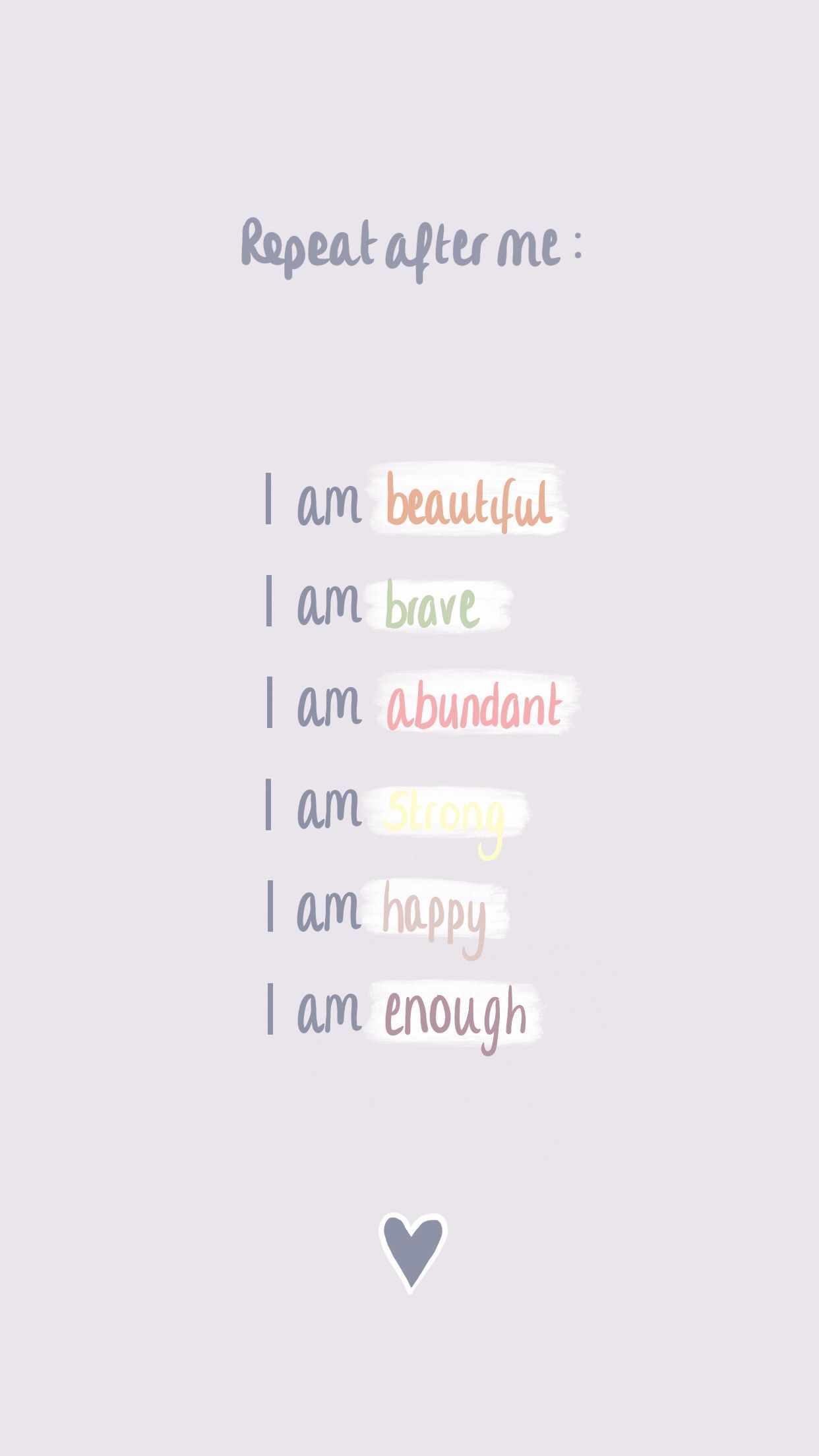 Affirmations Wallpapers - Wallpaper Cave