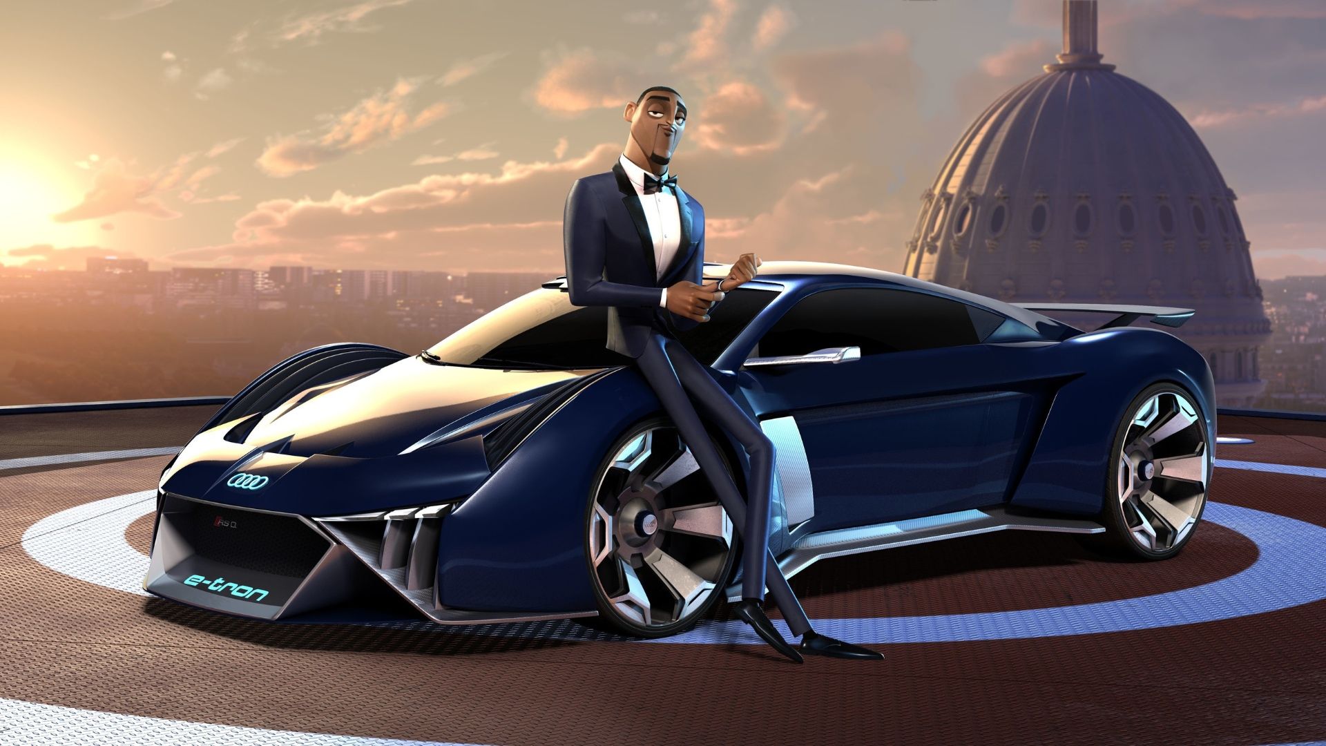 Spies in Disguise: a futuristic animated car hits the streets