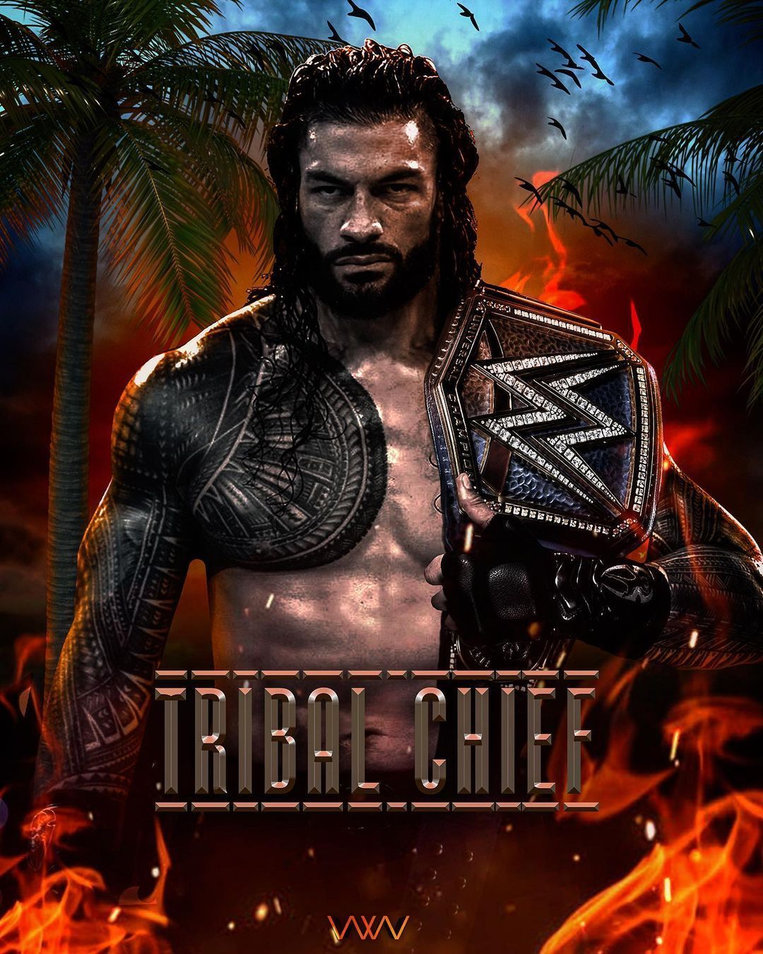 Tribal Chief Roman Reigns Wallpapers - Wallpaper Cave