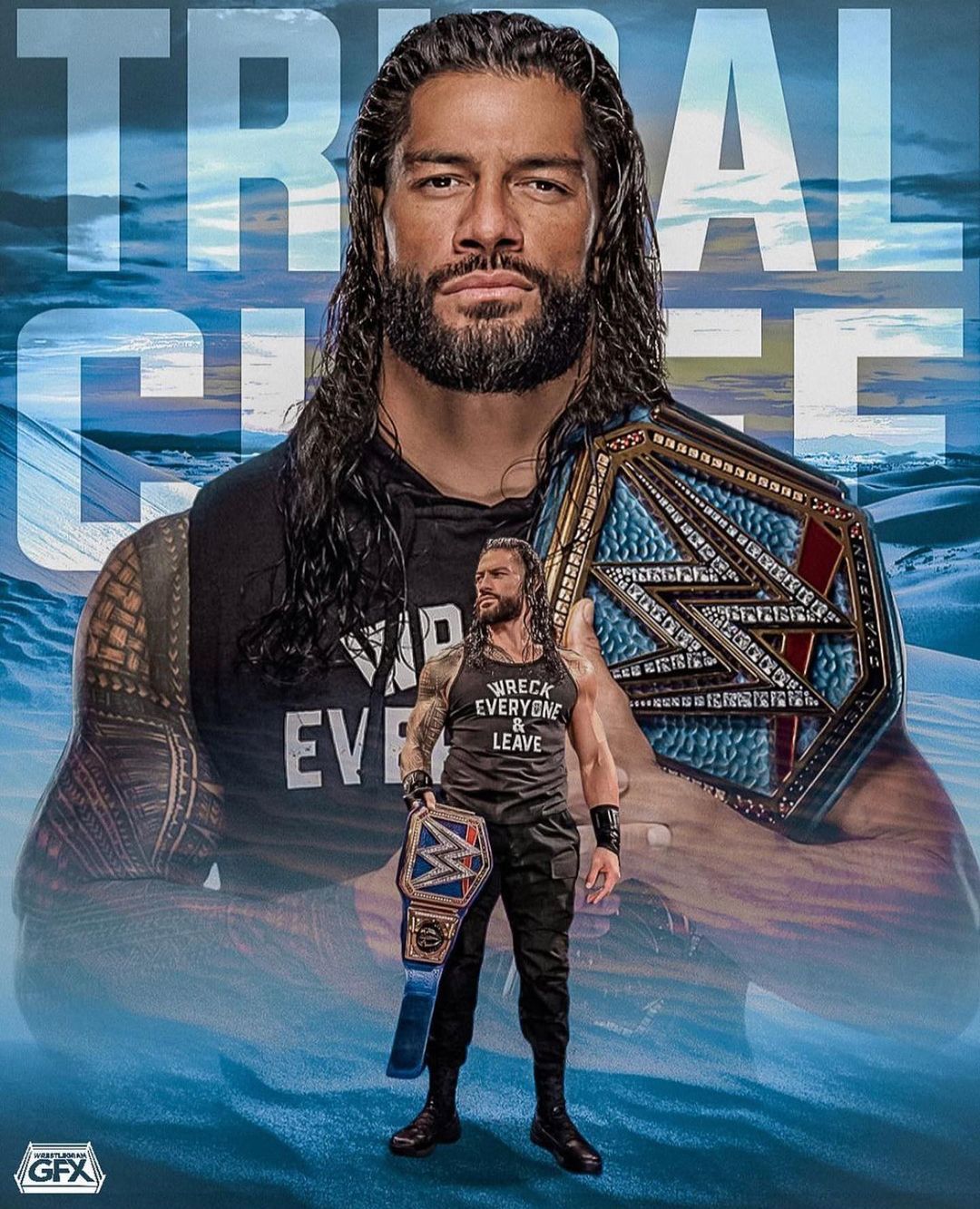 Niko Exxtra shared a post on Instagram: “All hail the Tribal Chief! # romanreigns #wwe #raw #smackdown #wwefan credit:. Roman reigns, Wwe roman reigns, Roman