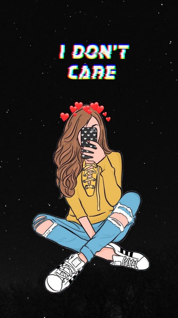 Girl Cartoon iPhone Wallpapers - Wallpaper Cave