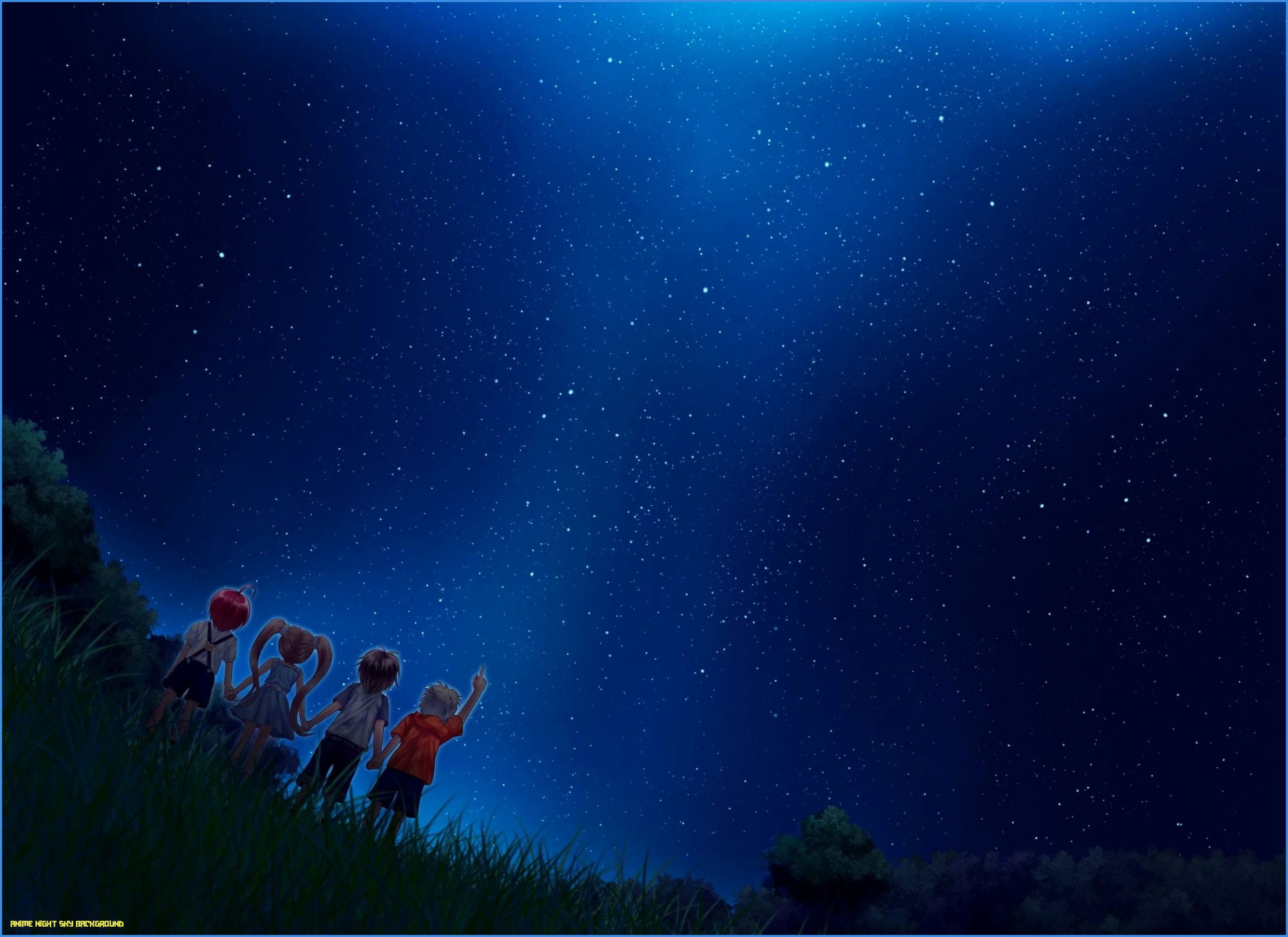 You Will Never Believe These Bizarre Truth Behind Anime Night Sky Background. Anime Night Sky Backgroundk hd