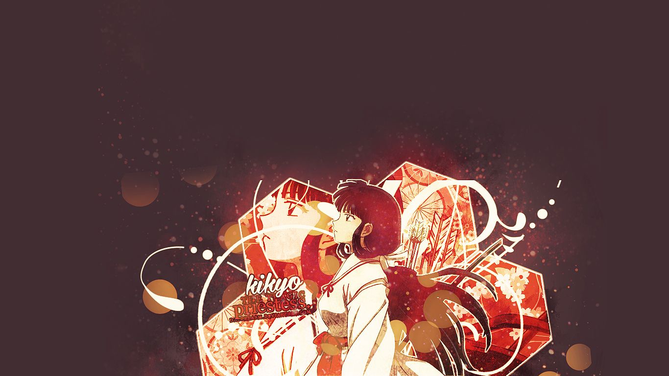 Inuyasha Wallpaper: The Tragic Priestess