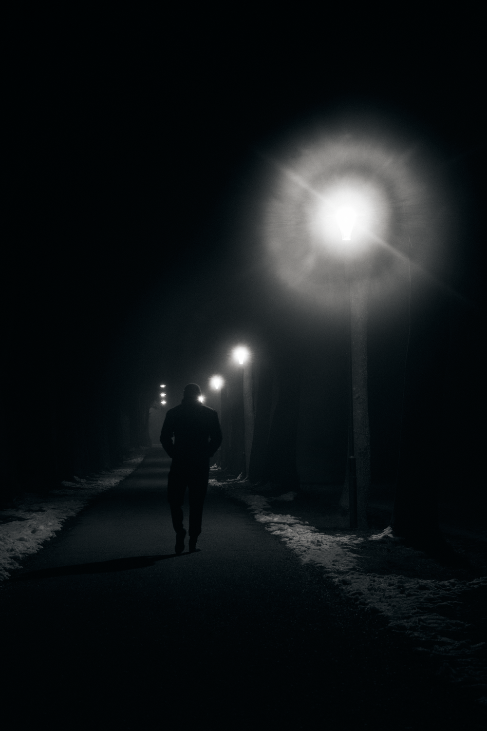 Walking Alone Picture. Download Free Image