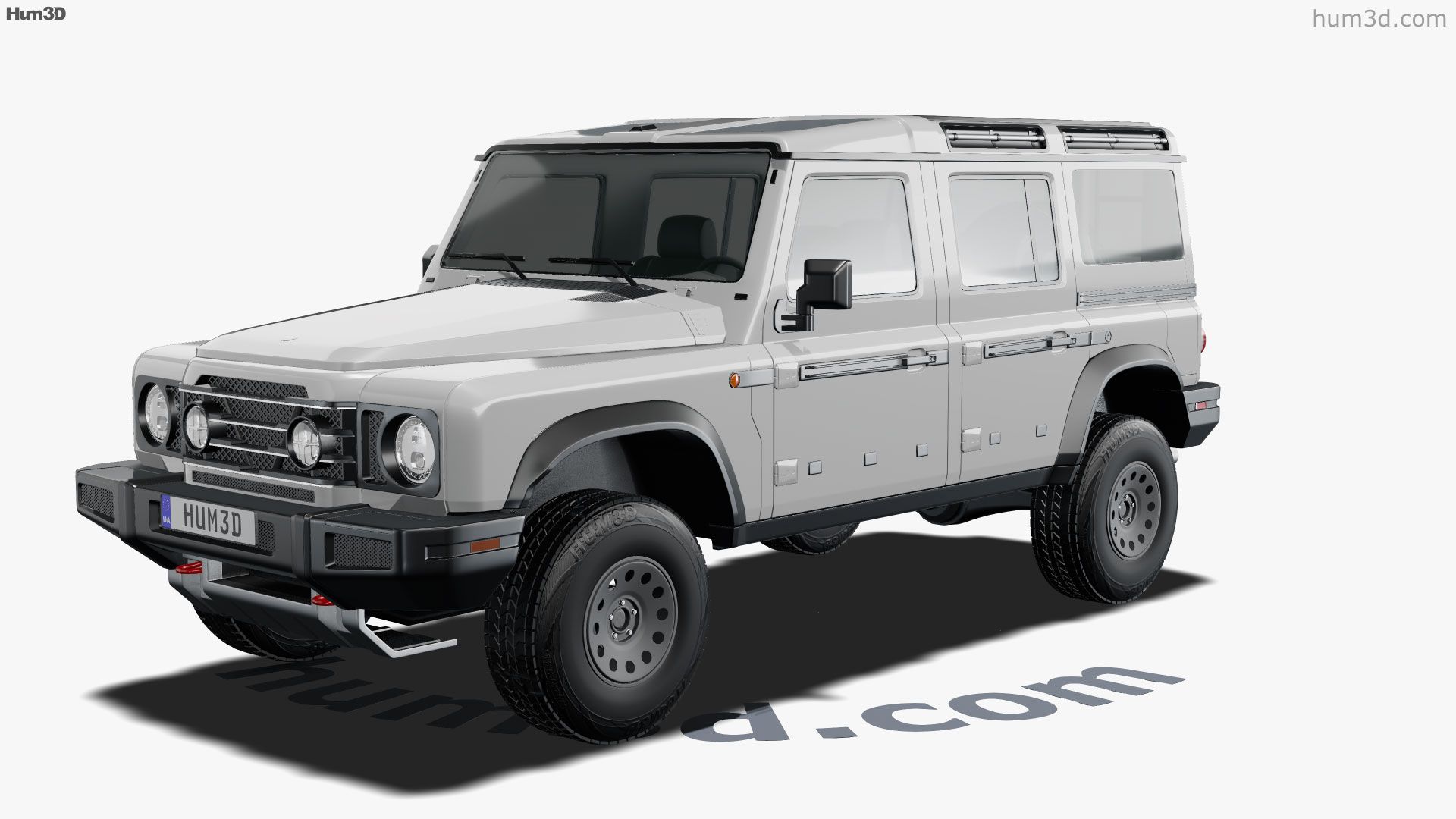 view of Ineos Grenadier 2021 3D model