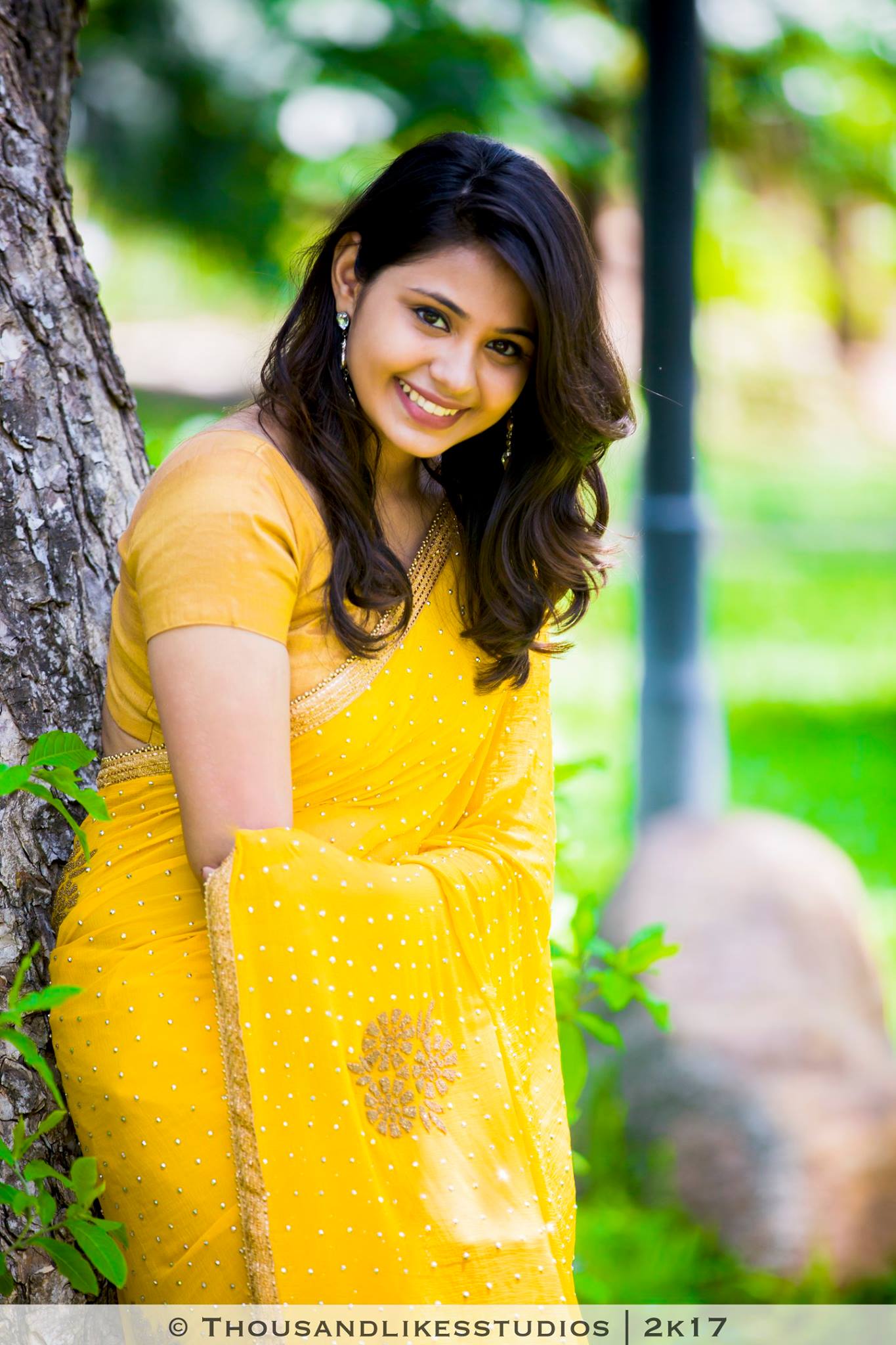 Monica Chinnakotla Hot Photo In Saree