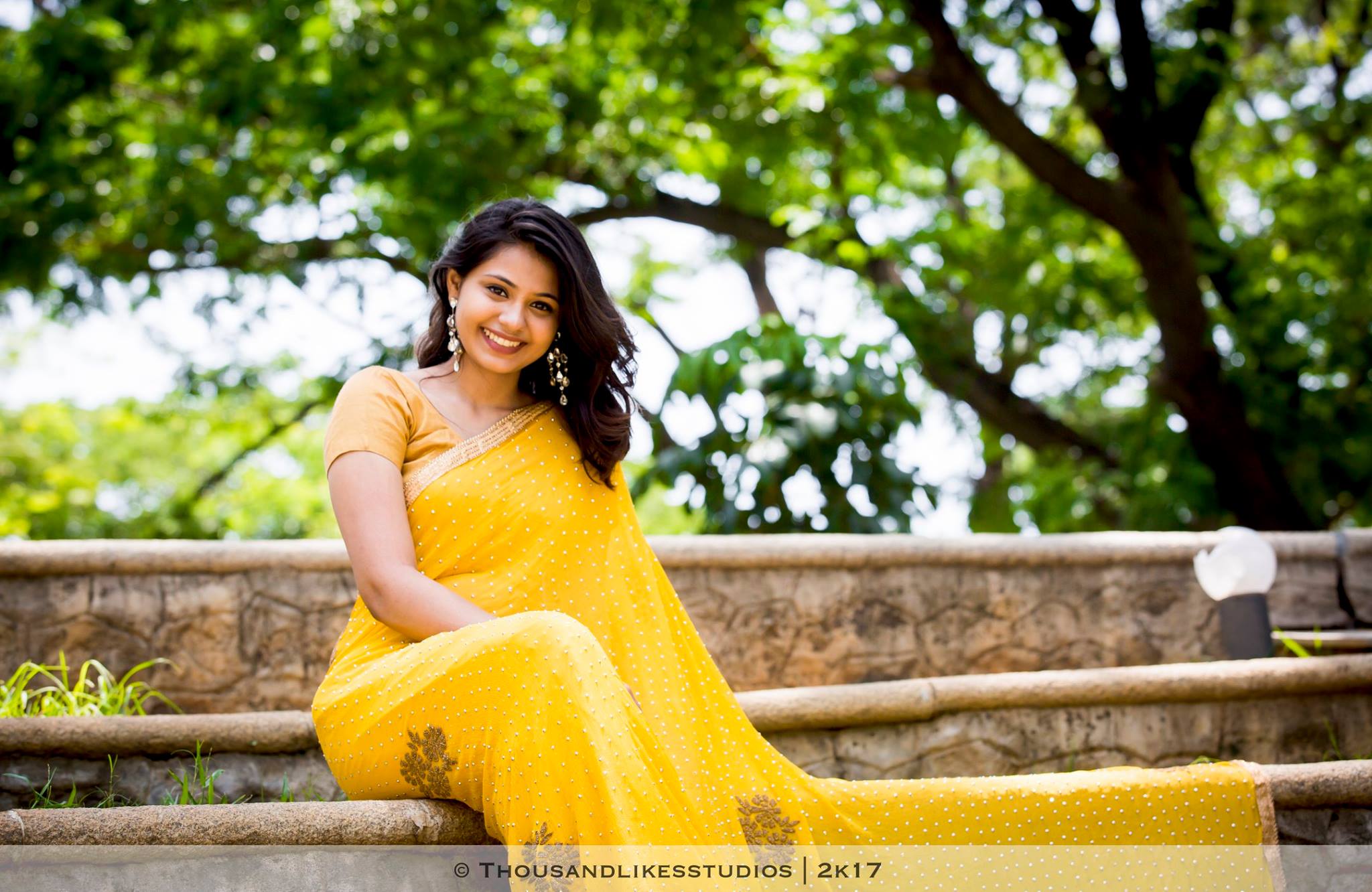 Monica Chinnakotla Hot Photo In Saree