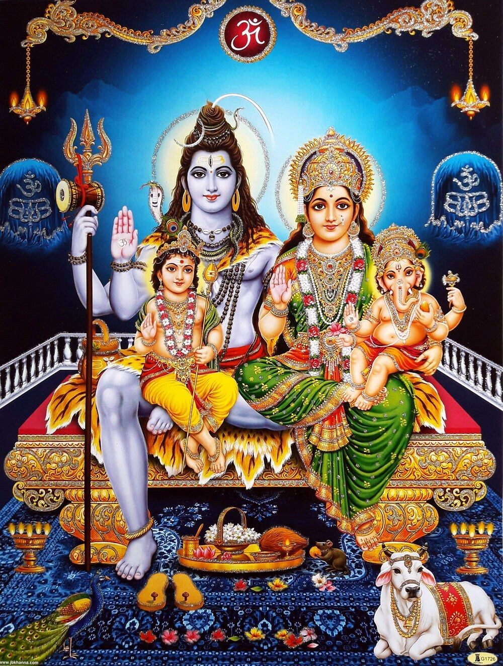 Shiva Shankar with Parvati Ganesha Murugan