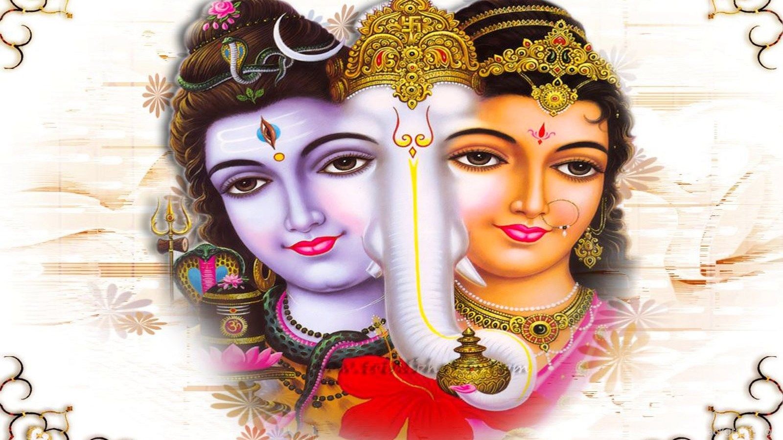 God Shiva Parvathi Wallpapers Desktop Backgrounds