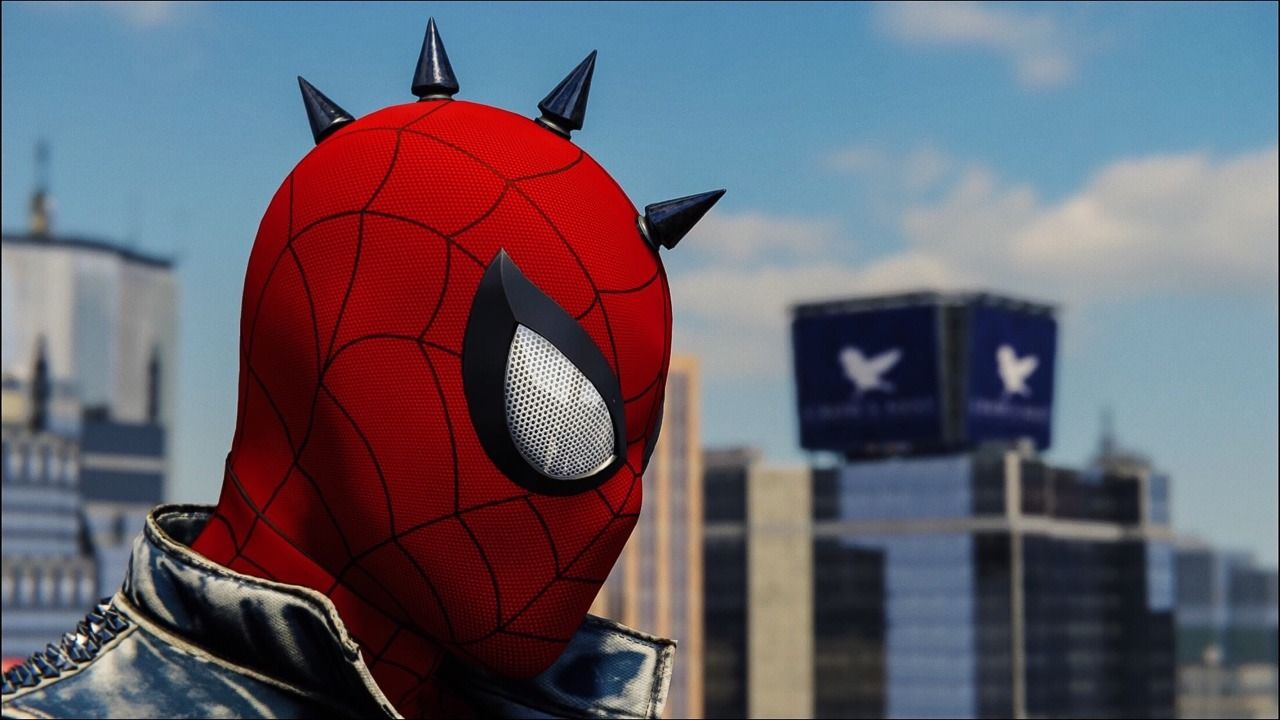 Spider Punk Suit Details PS4 Click