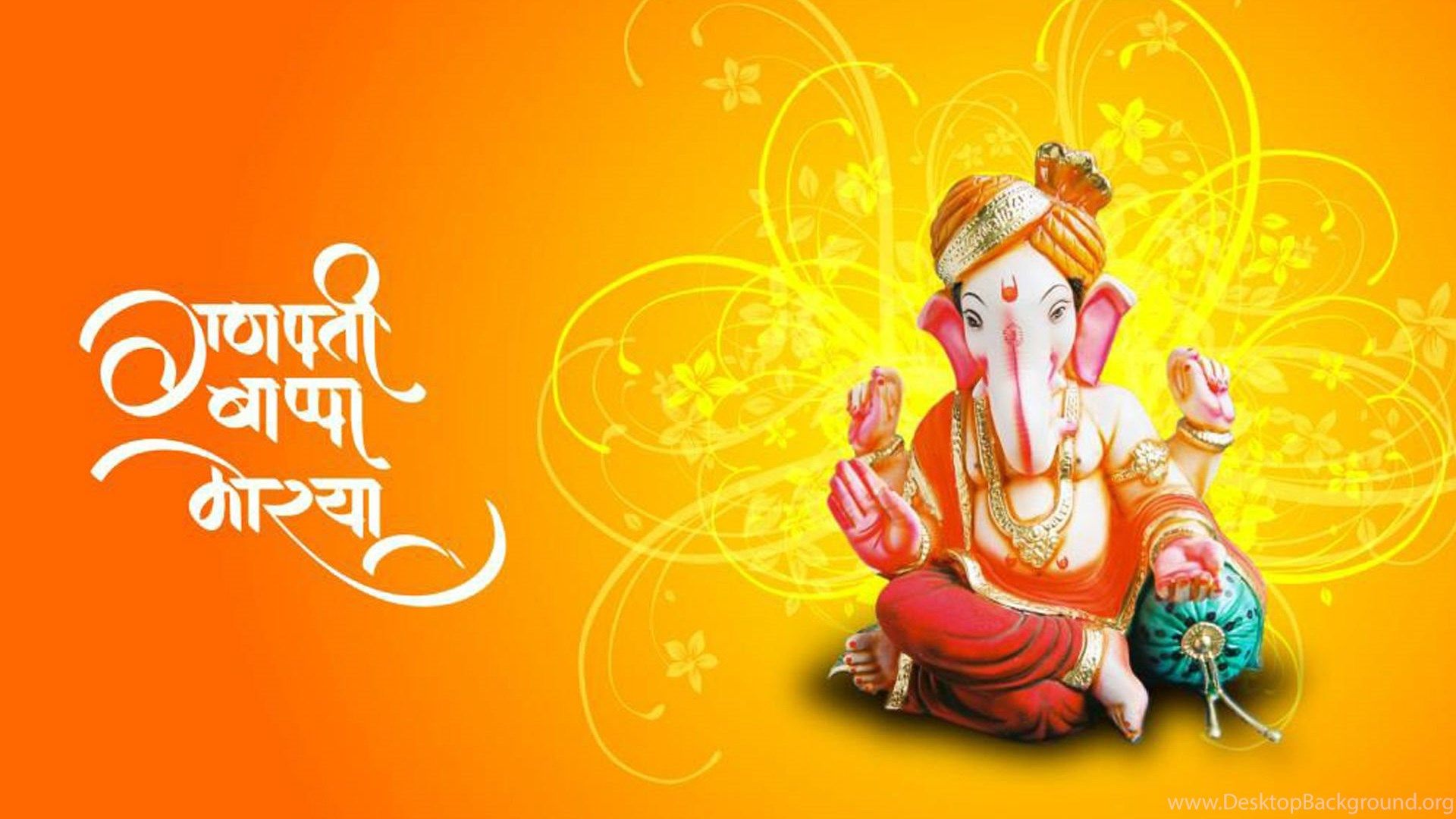 Ganpati Bappa Morya HD Wallpaper Desktop Background