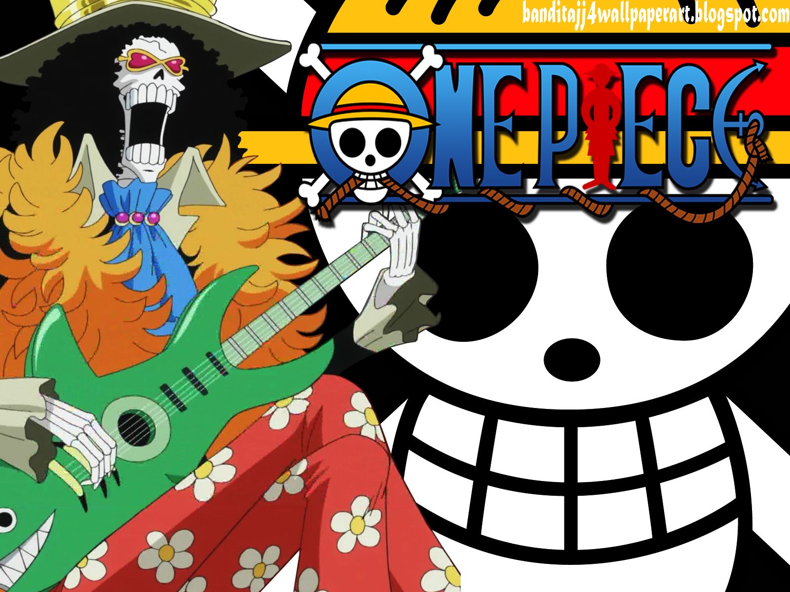 Wallpaper for PC Desktop And Handphone: One Piece Wallpaper. Soul King Brook
