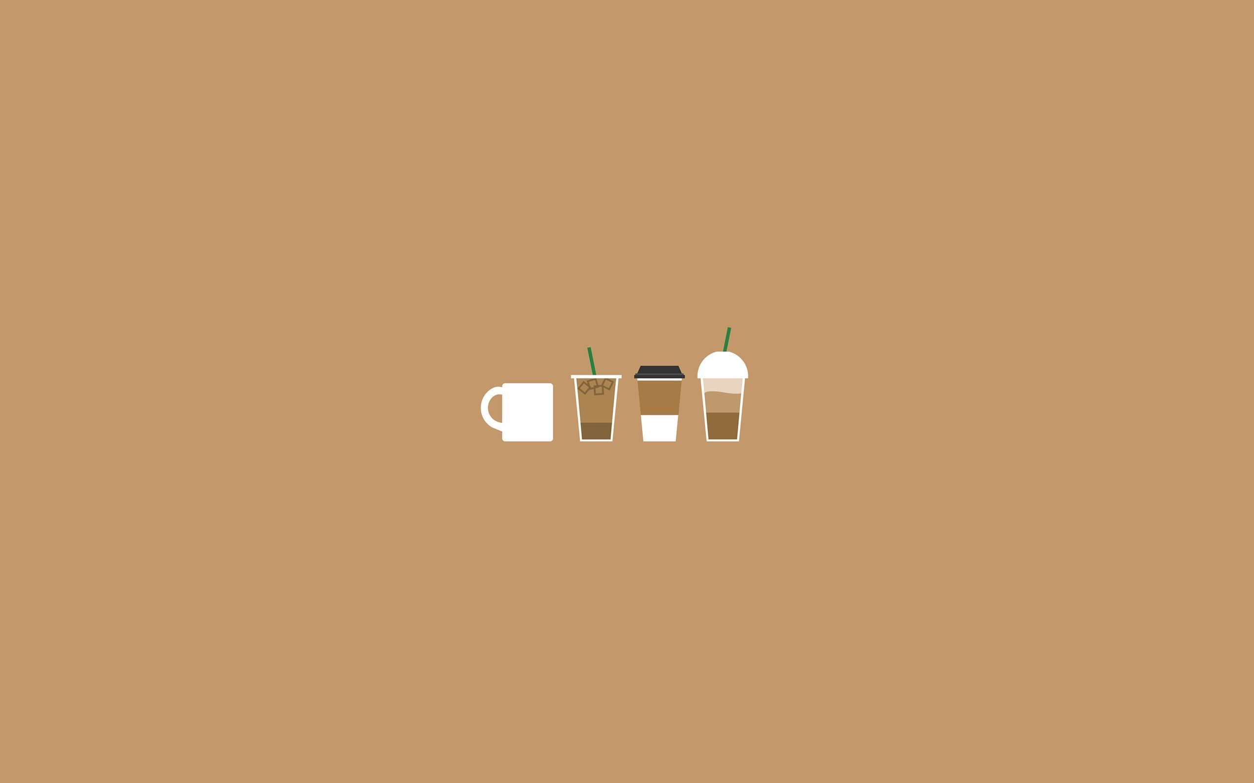 Kaffee Illustration im Jahr 2020. Minimalist desktop wallpaper, Laptop wallpaper desktop wallpaper, Cute desktop wallpaper