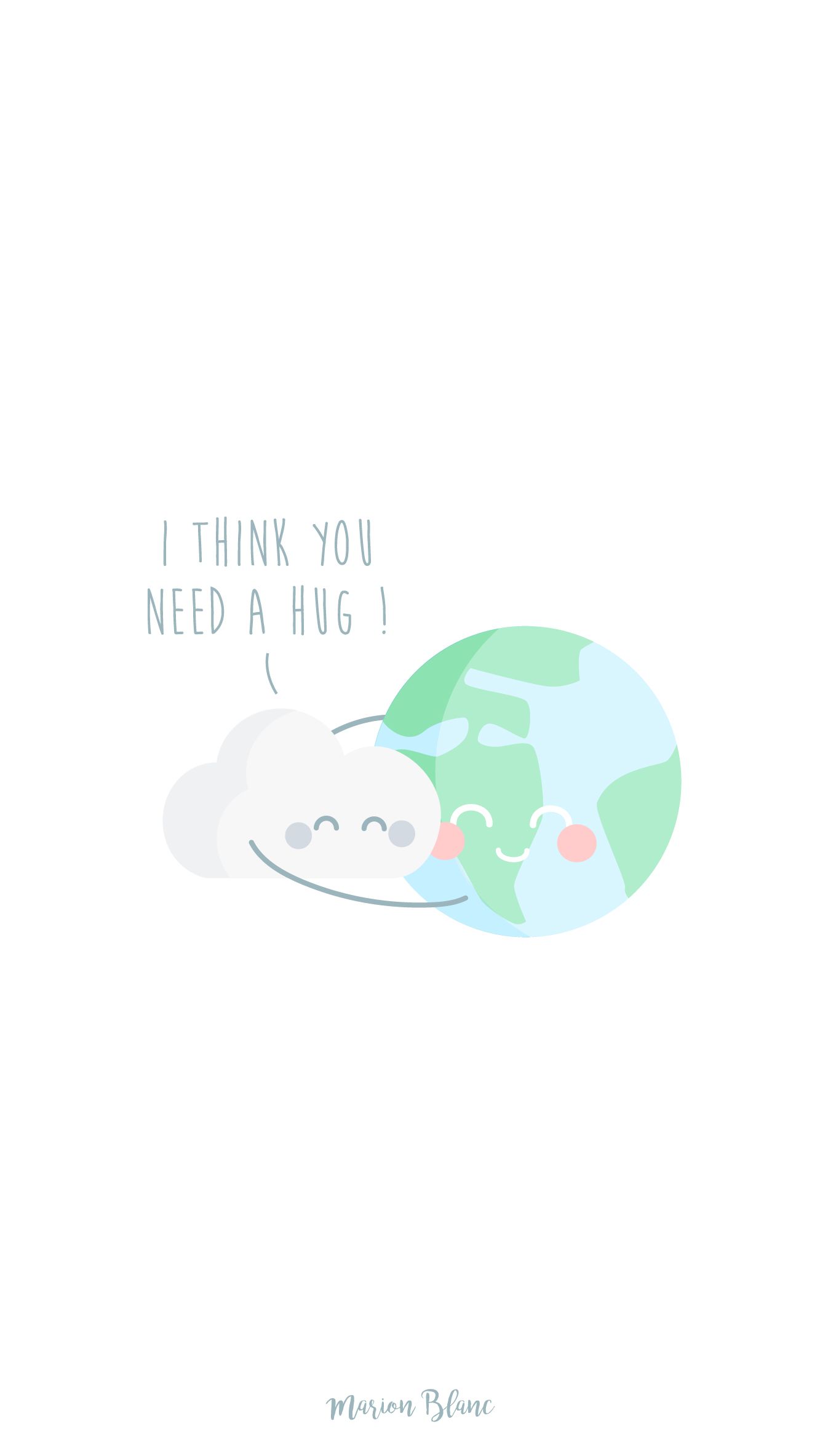 image Of Cute Earth Cartoon Wallpaper