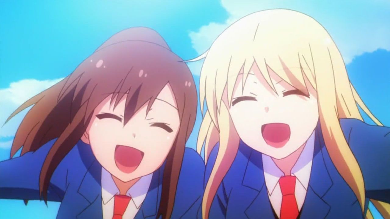 Smiling Mashiro and Nanami. Anime / Manga