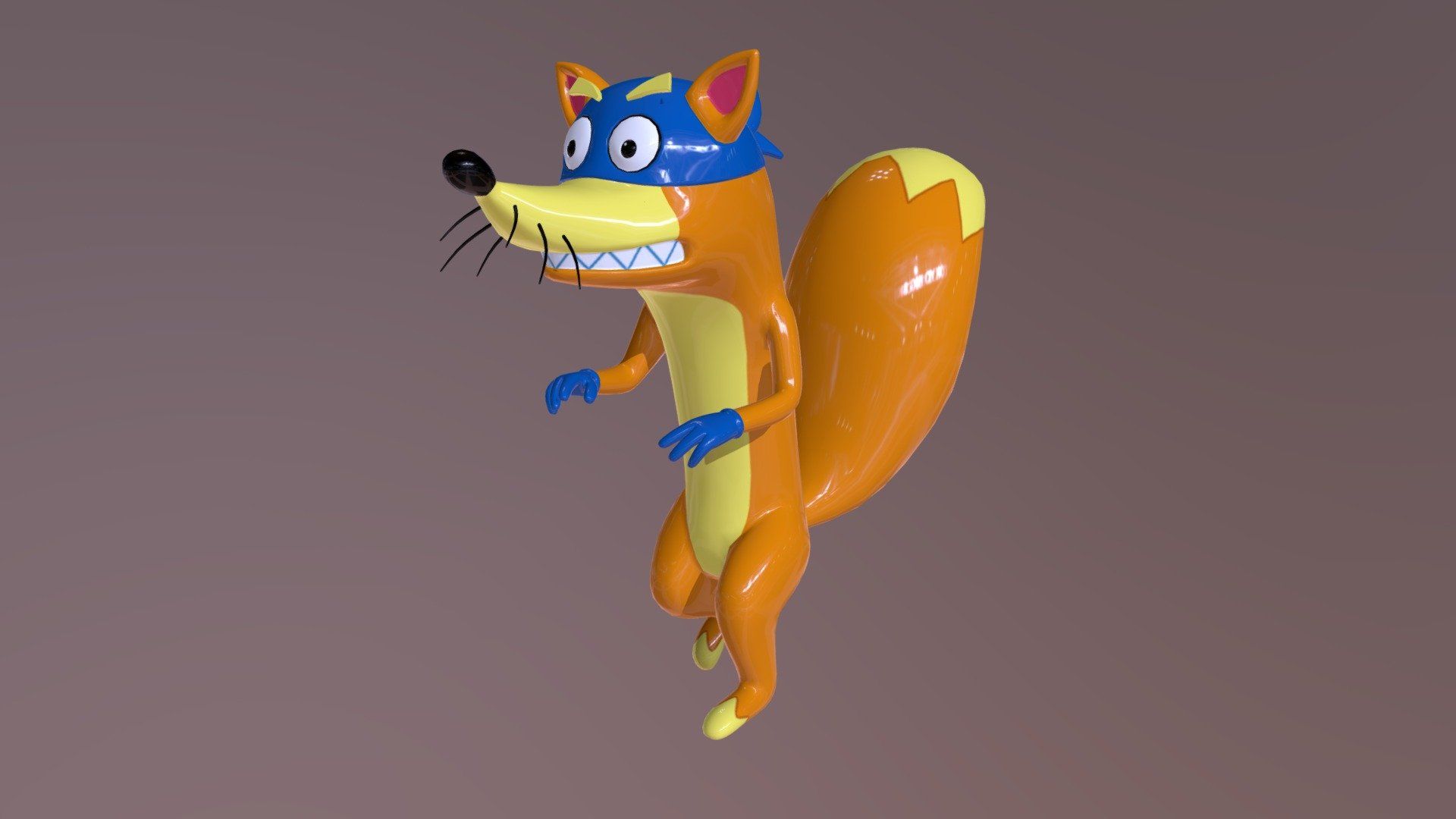 Swiper the Fox Royalty Free 3D model by Deleon3D [9bc6613]