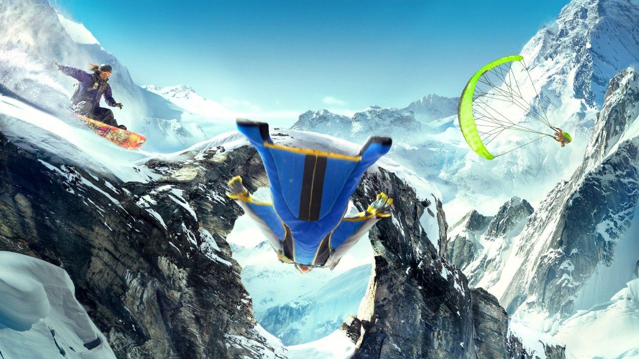 Wingsuit Flying Wallpaper