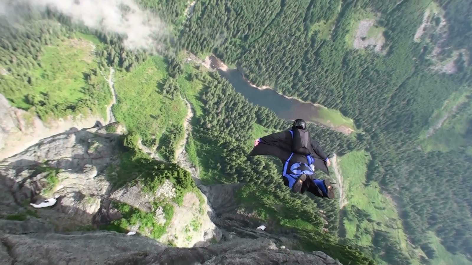 Wingsuit Flying Wallpaper