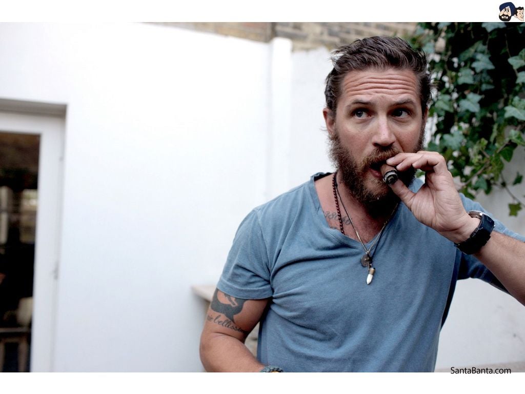 Tom Hardy and stylish Hollywood actor