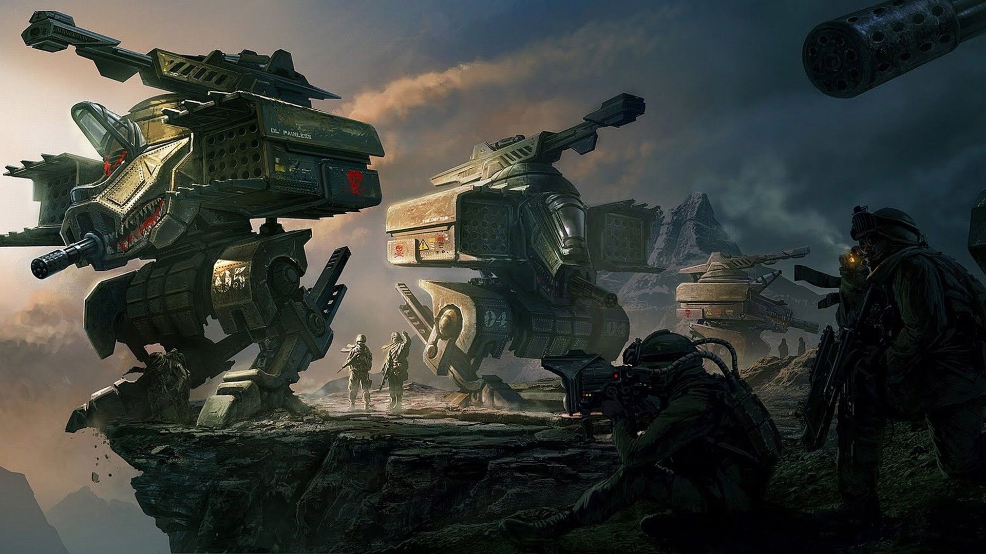 Military robots wallpaper and image, picture, photo