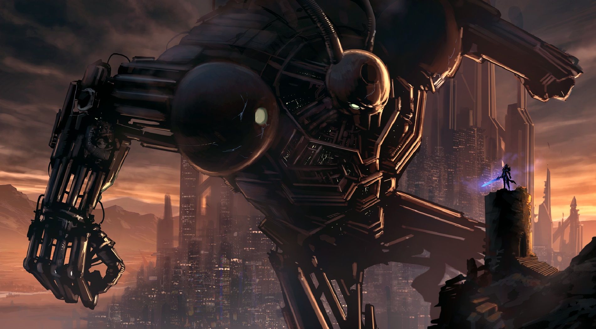 Sci Fi Robot Wallpaper and Background Imagex1050