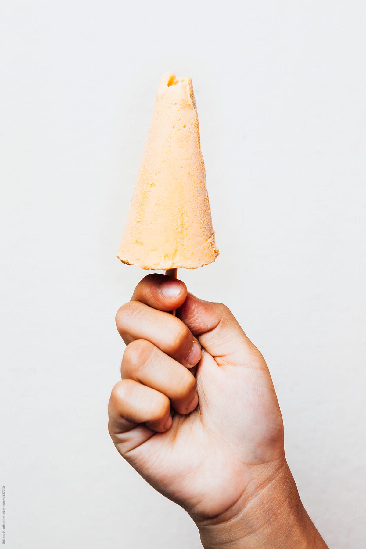 Hand With A Kulfi. by Shikhar Bhattarai, Icecream
