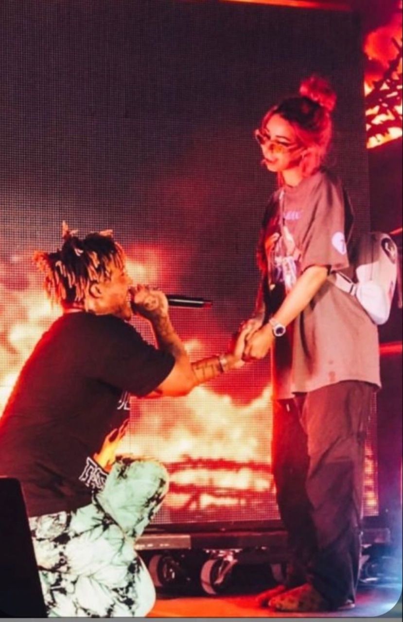 Download Candid Juice WRLD And Ally Wallpaper