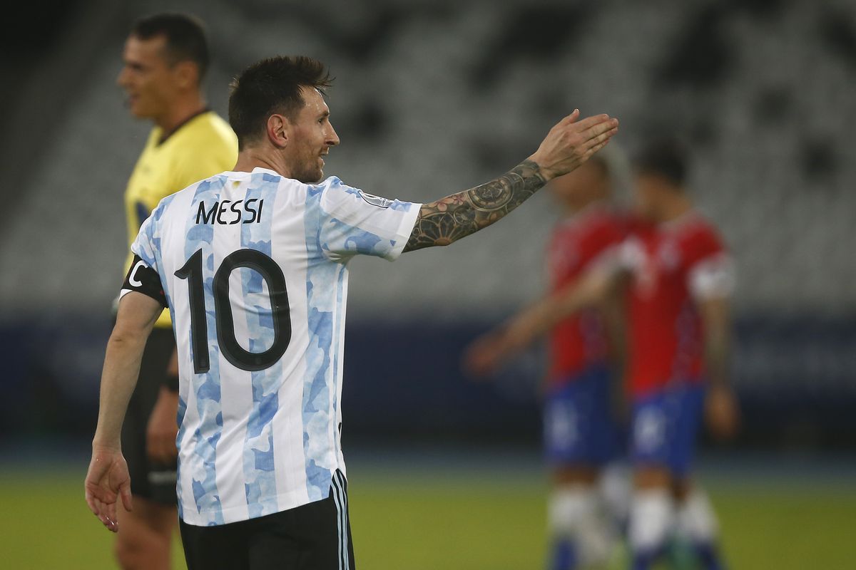 Messi Scores Beautiful Free Kick As Argentina Draw Against Chile In Copa América Opener