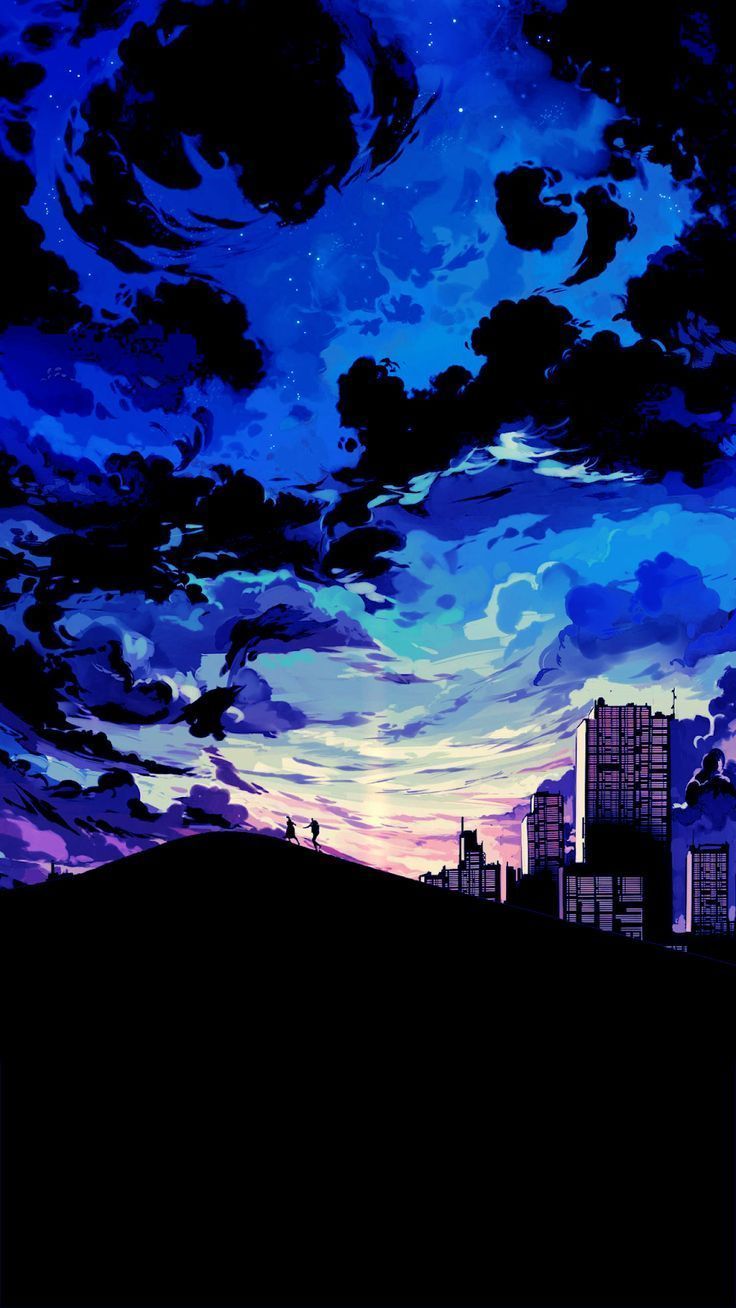 Anime Sunset iPhone Wallpaper Free Anime Sunset iPhone Background