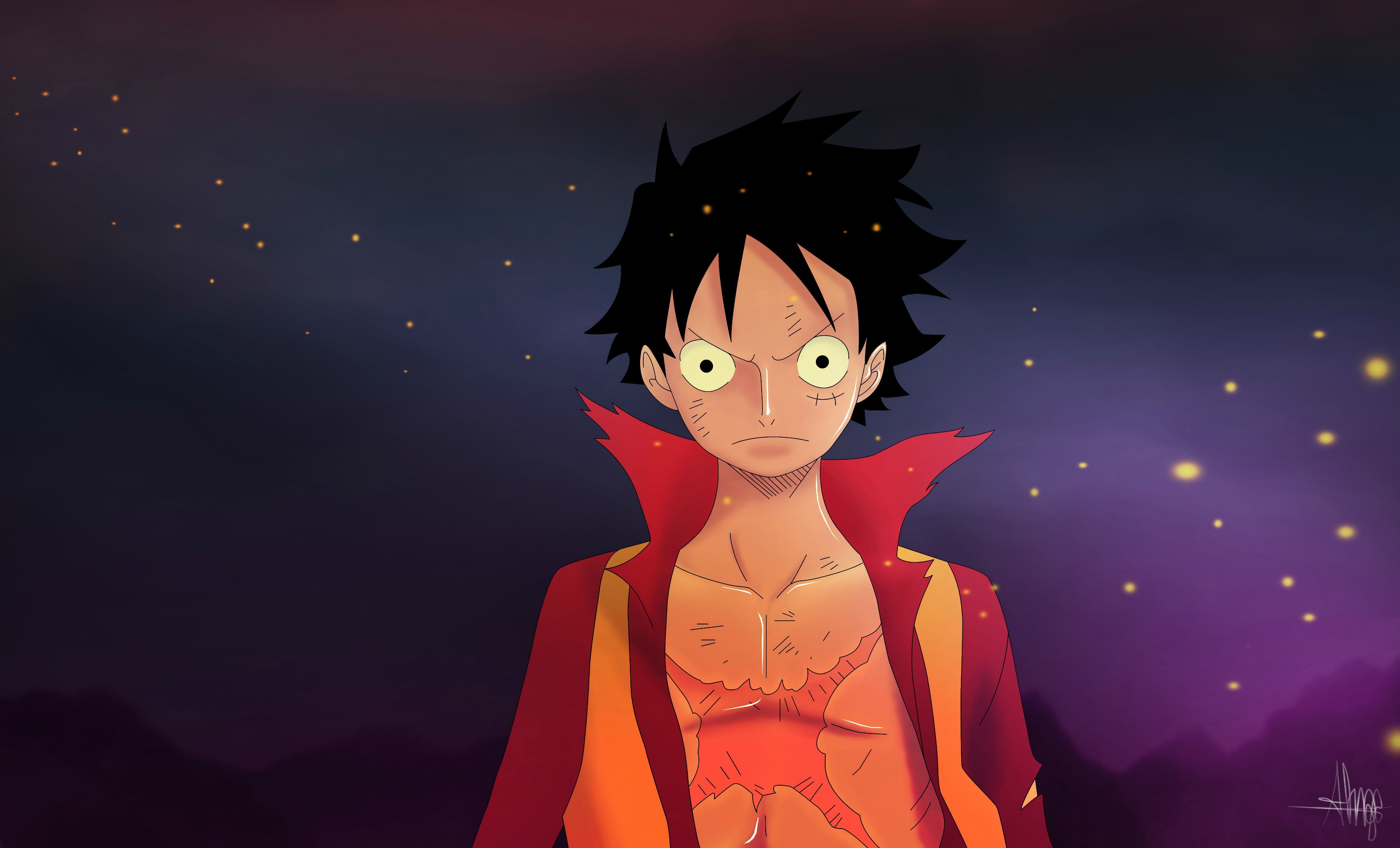 Luffy Aesthetic Desktop Wallpapers - Wallpaper Cave