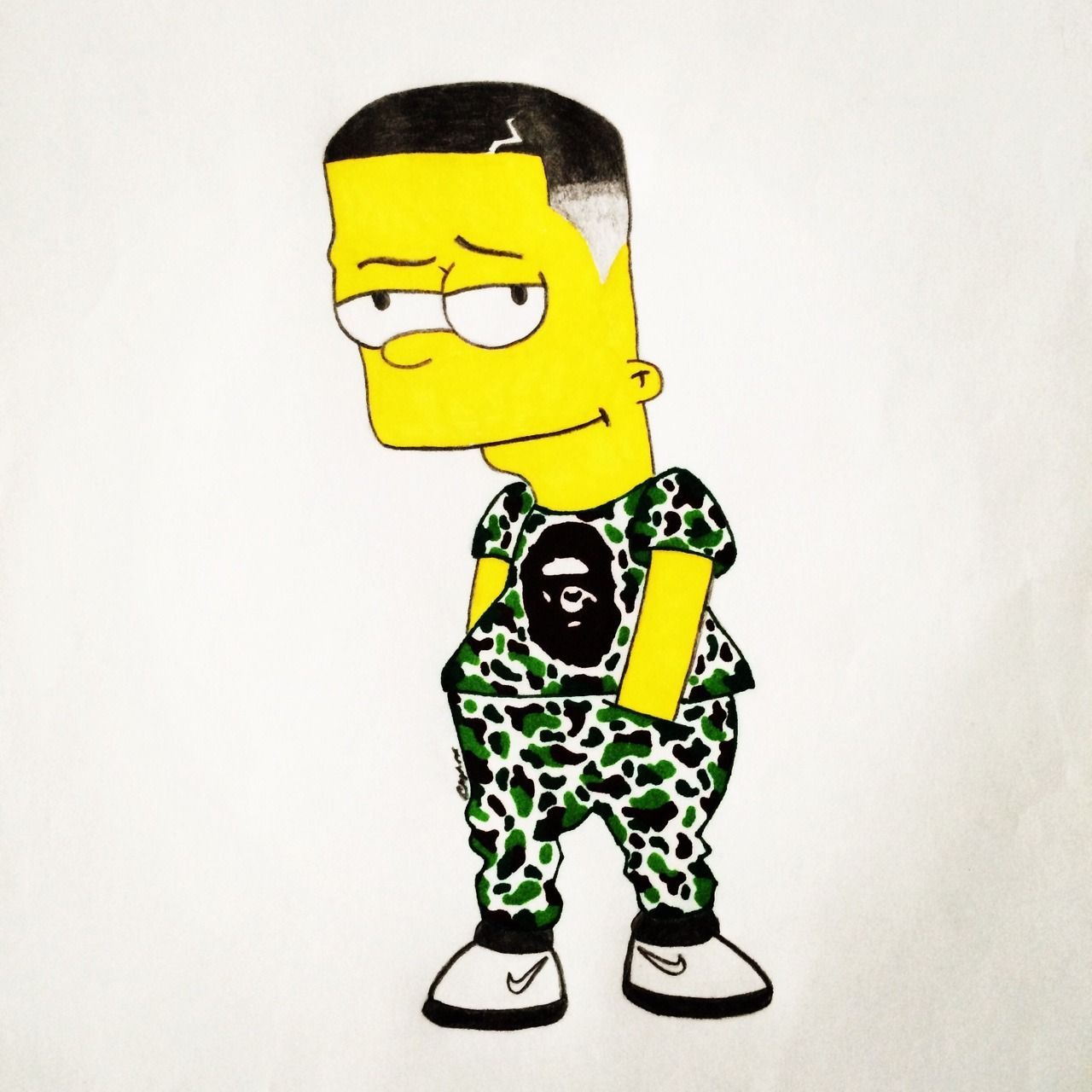 Bart Simpson Yeezy Wallpapers on WallpaperDog.