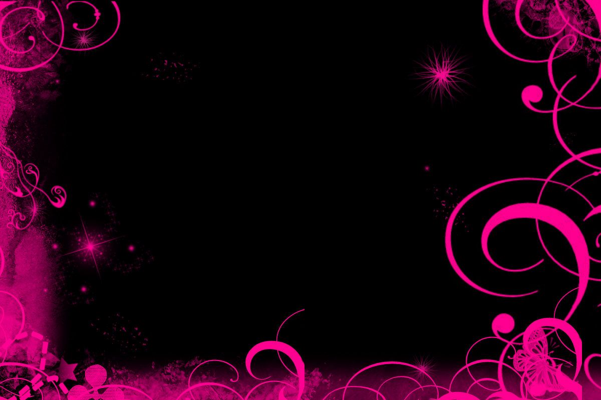 Pink and Black Wallpaper