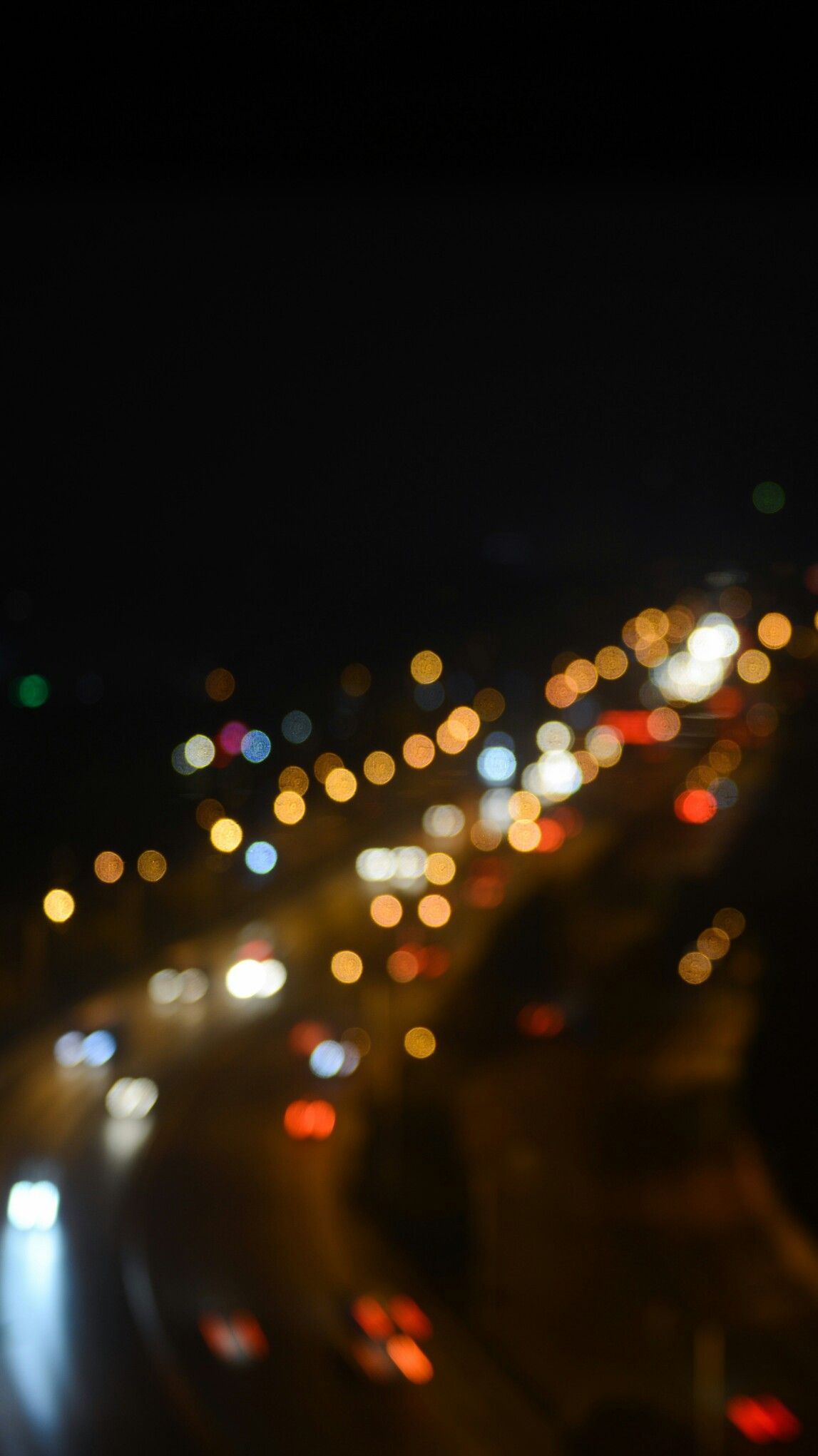 Blurr light android. Blurred lights, Night aesthetic, Bokeh photography