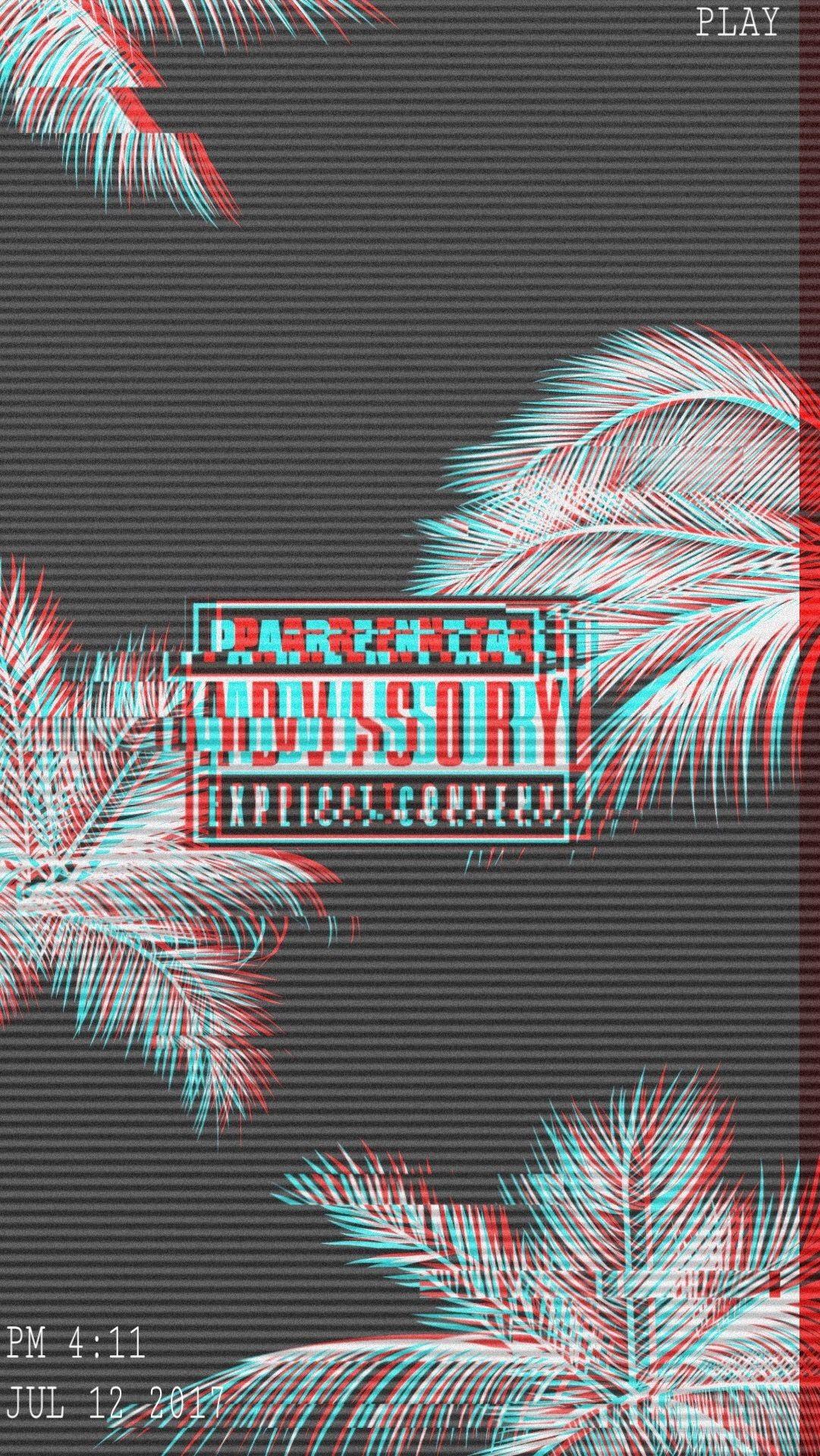 Vaporwave Blurred Wallpaper Free HD Wallpaper