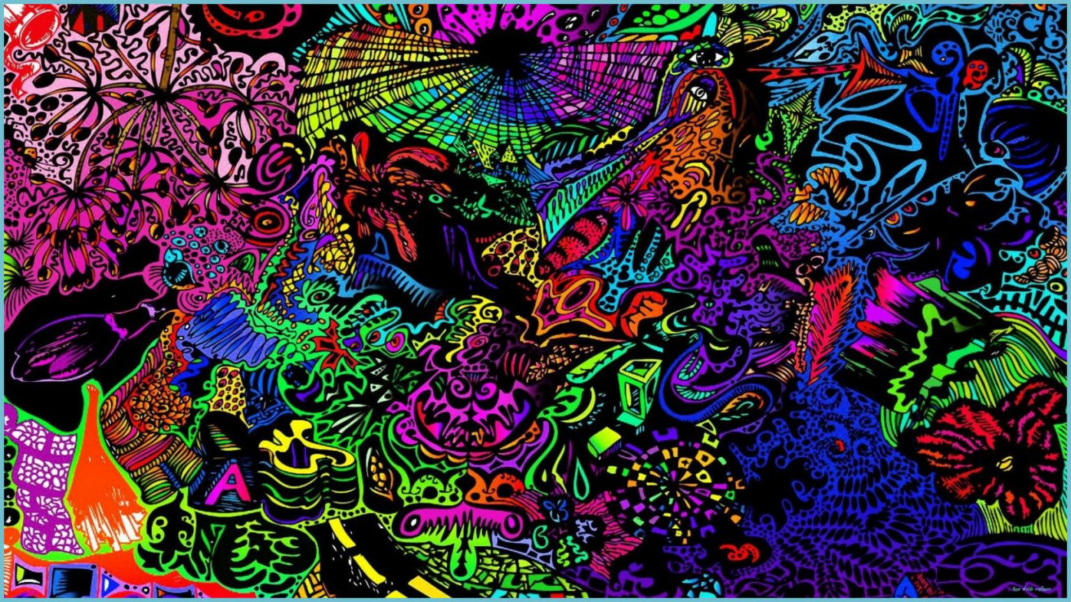 Trippy Wallpaper HD 9x9 Desktop Wallpaper