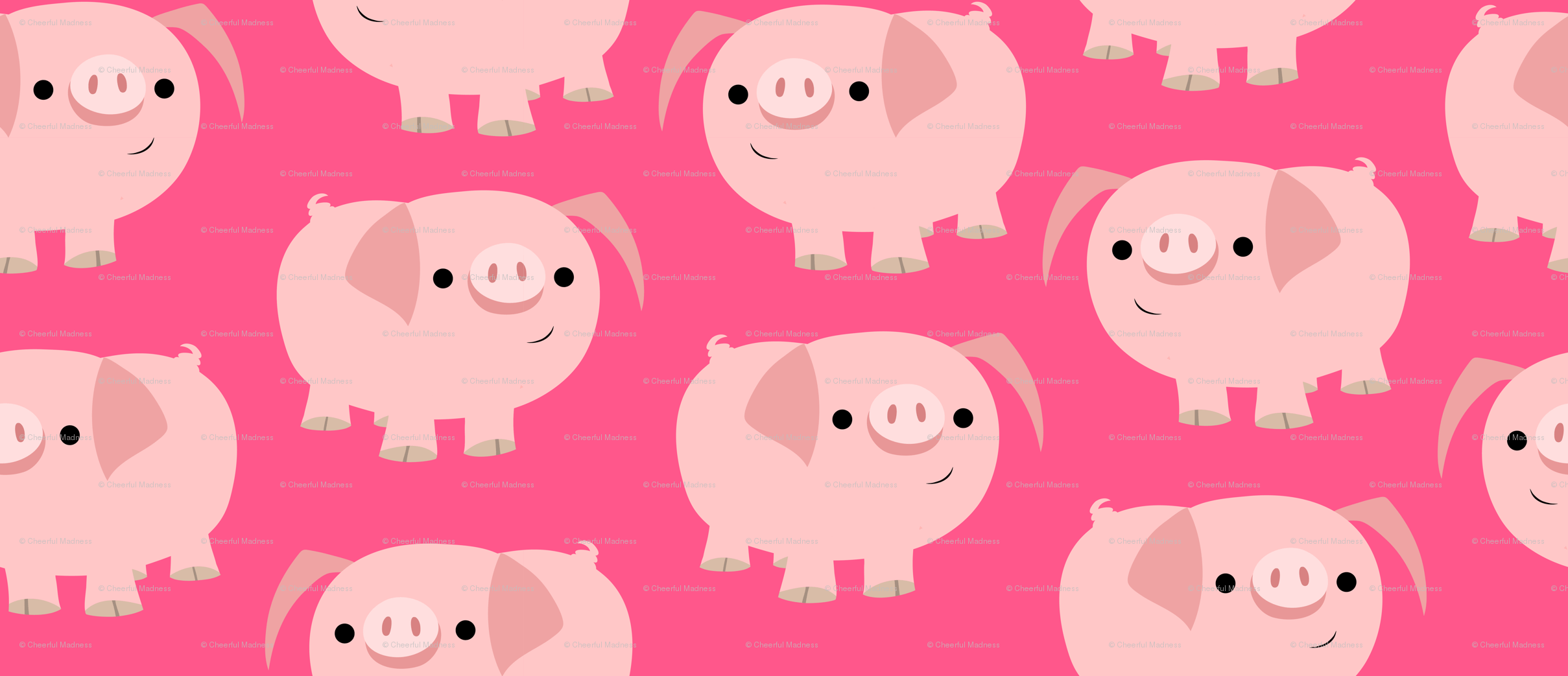Cartoon Pig Wallpaper